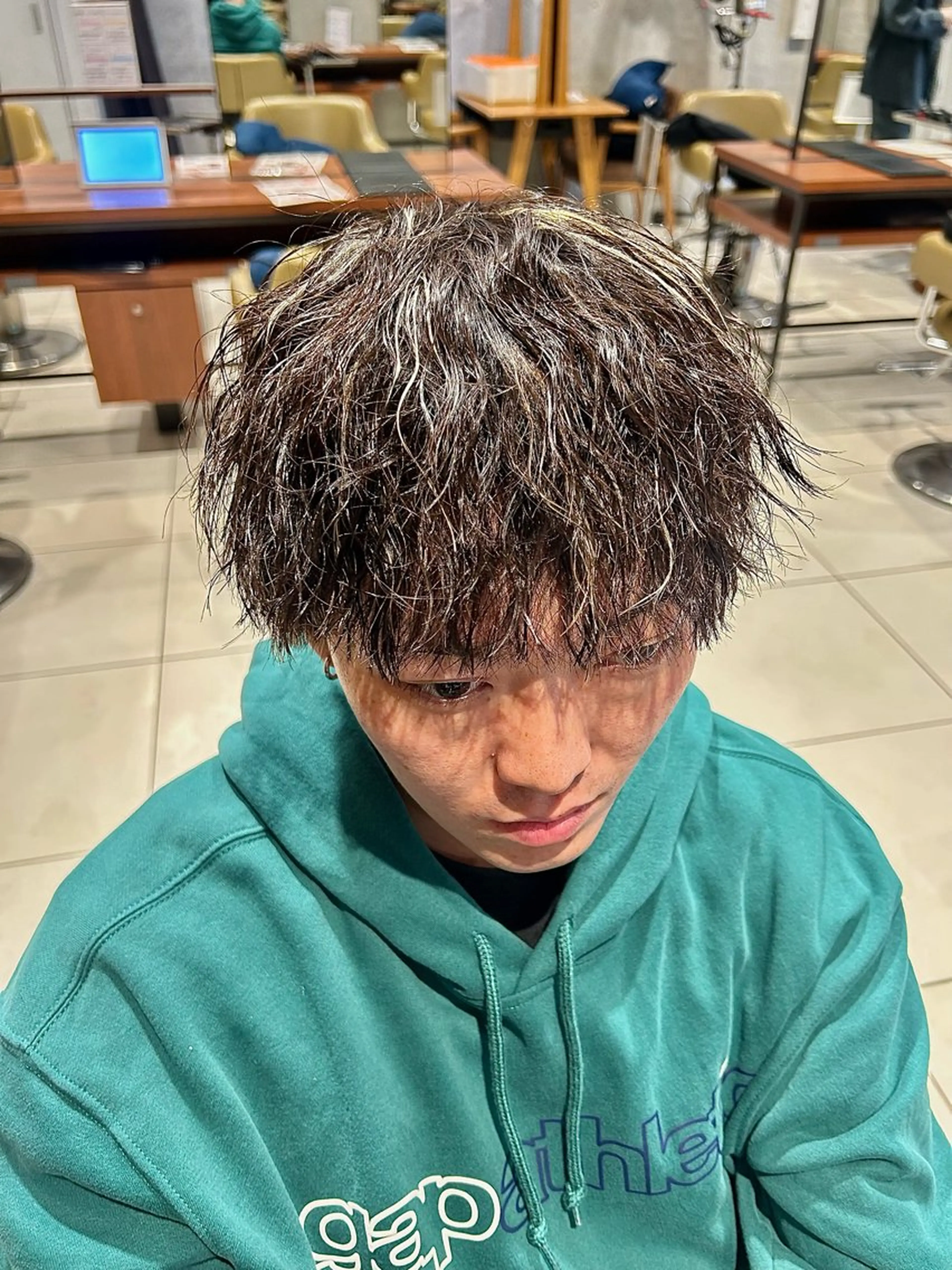 カット＋メッシュキャップハイライト🩵の写真
