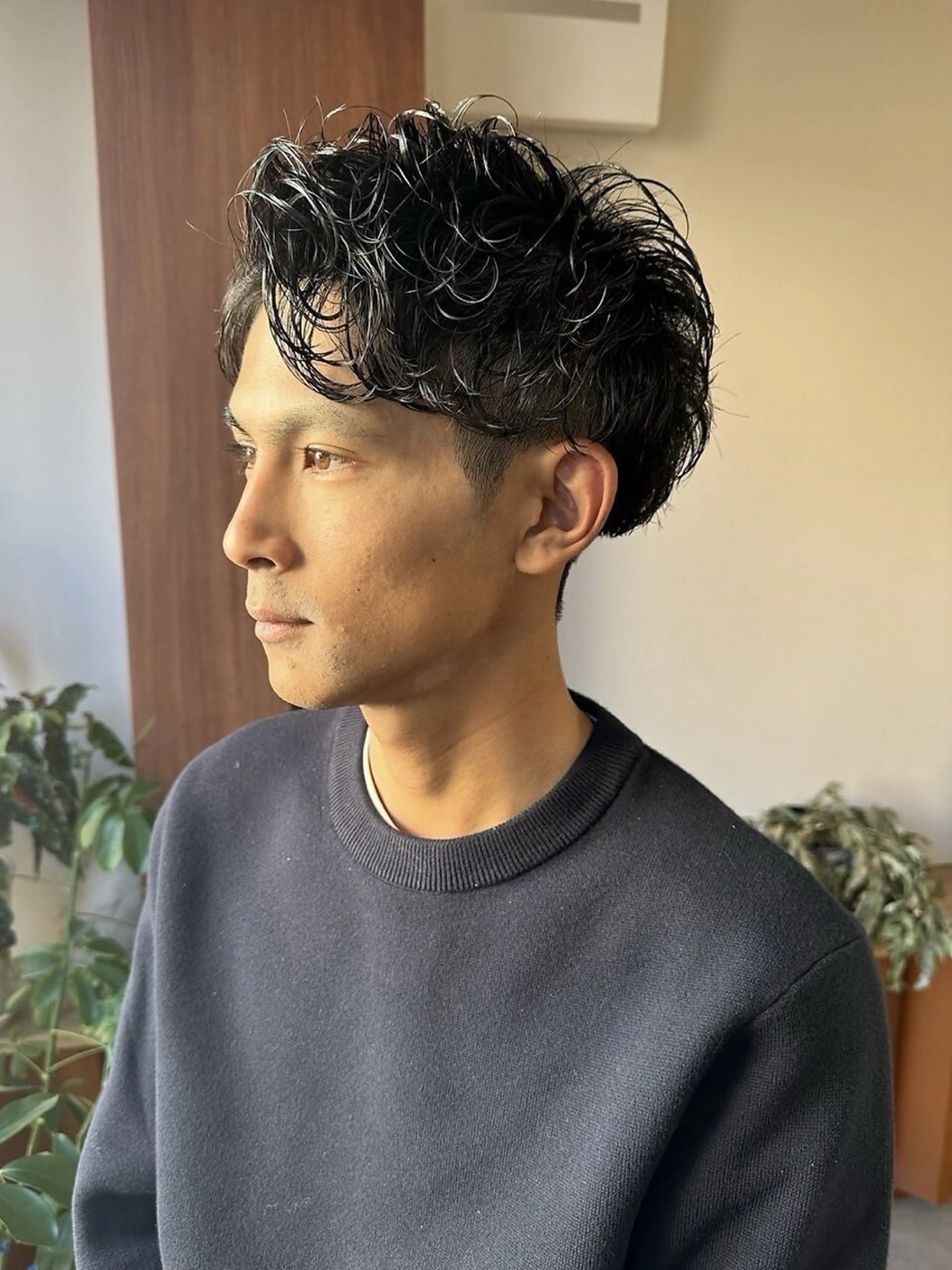 【新規限定】メンズカット（マッシュ限定）＋ニュアンスパーマの写真