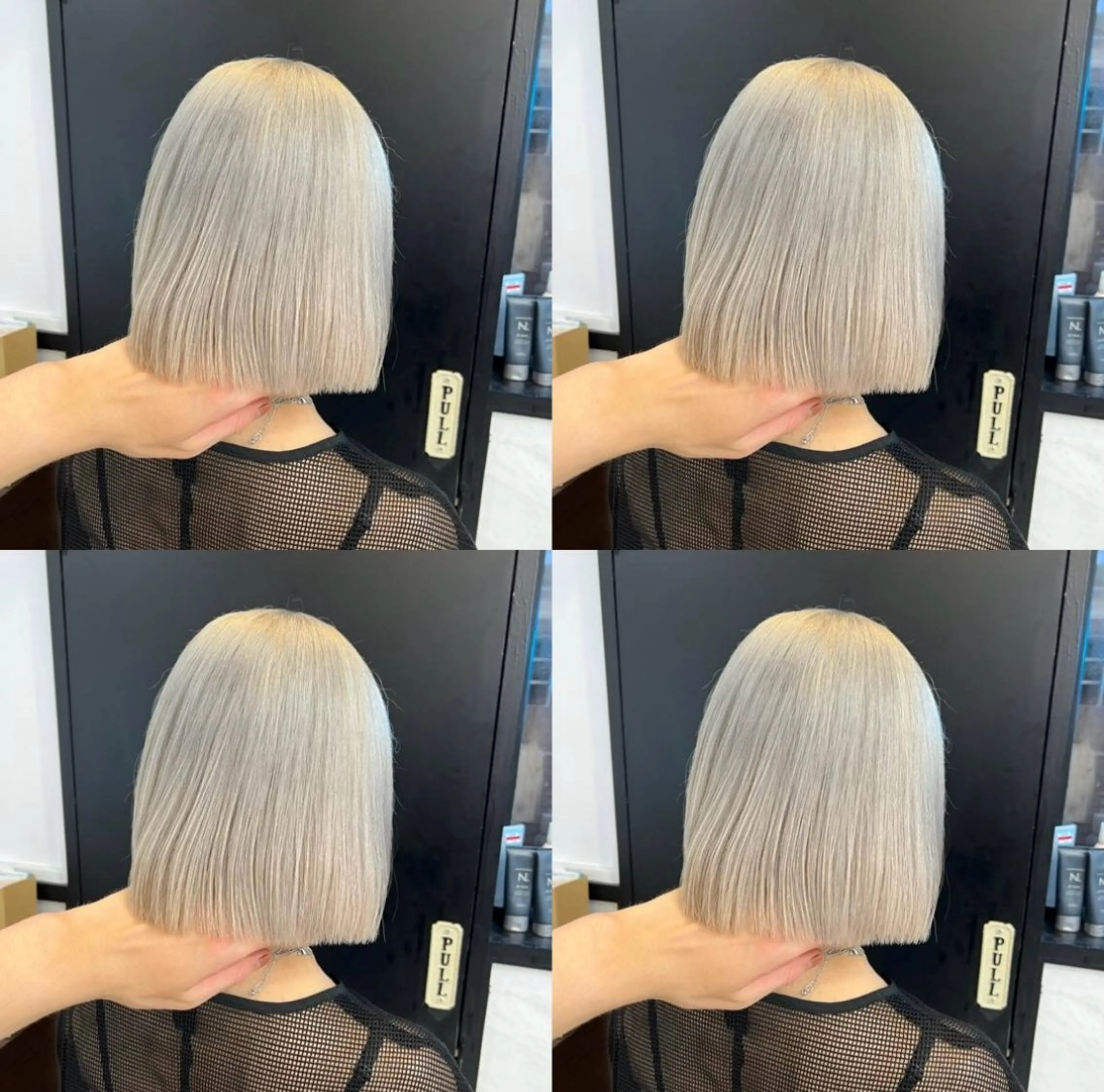 🔹トリプルカラー🔹ケアブリーチ➕ケアカラー➕ケラチントリートメント【ハイトーン/髪質改善/艶髪/美髪/韓国ヘア】の写真