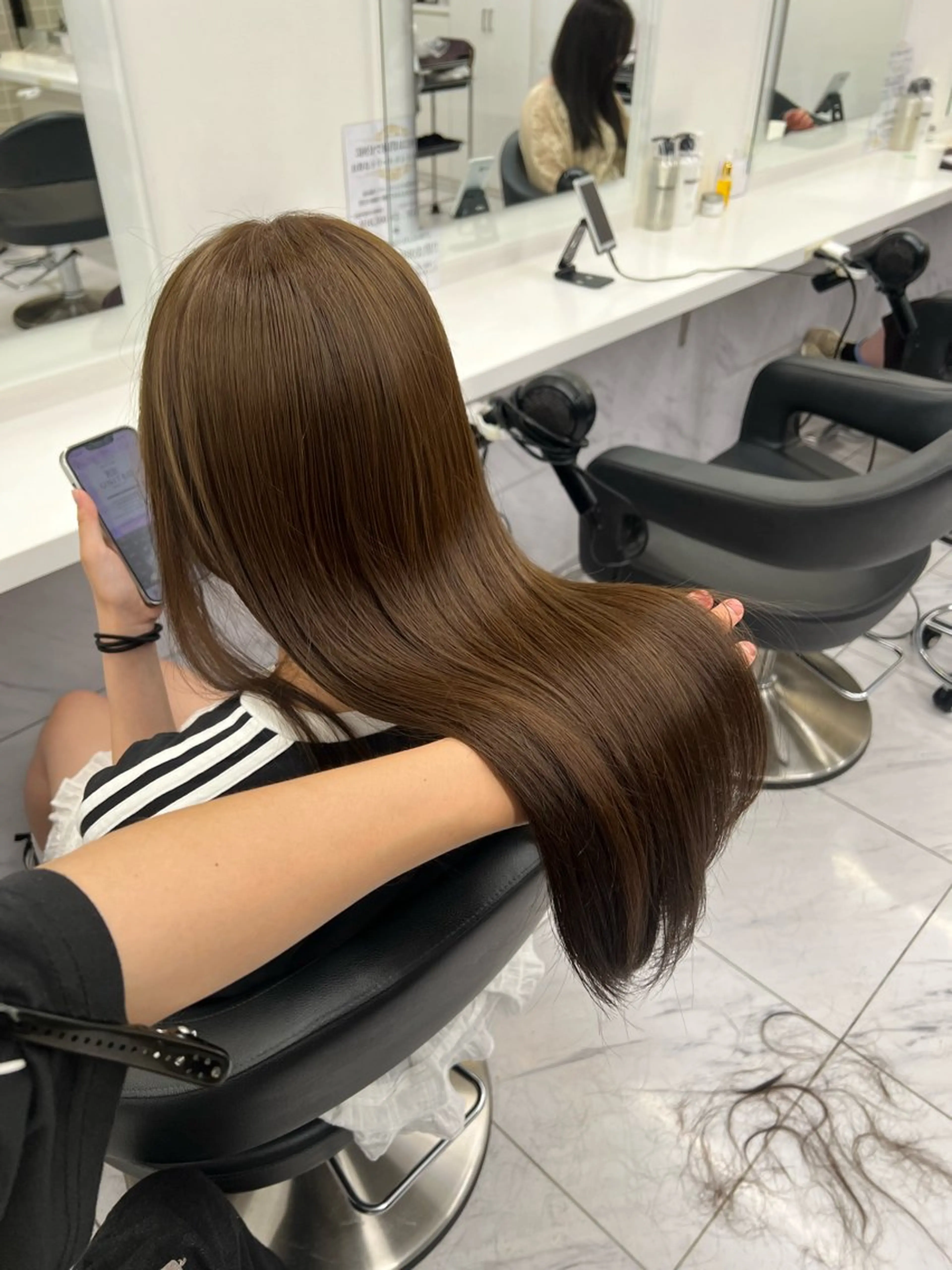 ロング カラー カット ヘアカラー 韓国レイヤーカット /REIのヘアスタイル