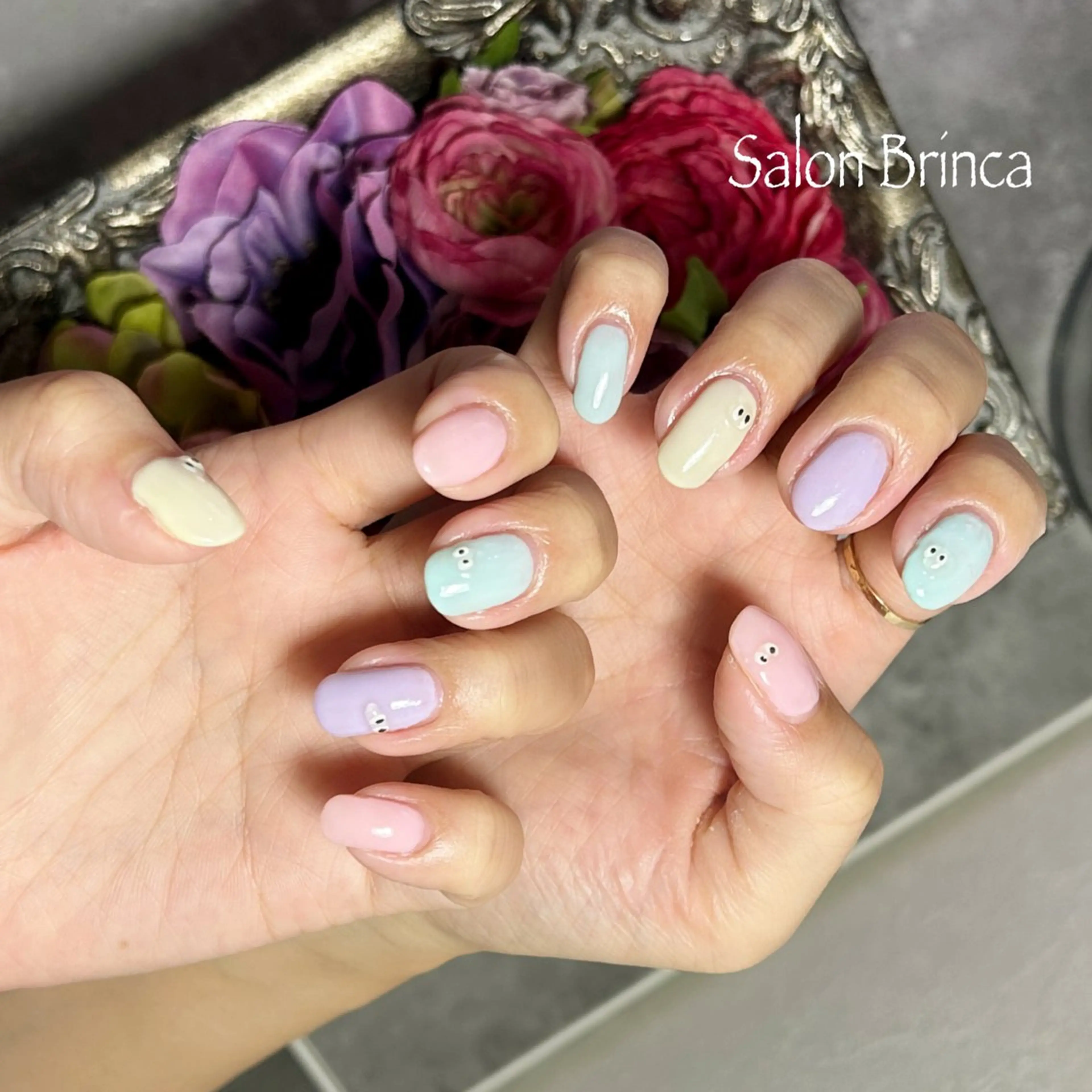 ネイル アートネイル パステルネイル Salon Brinca所属・Salon Brinca 中村のネイルデザイン