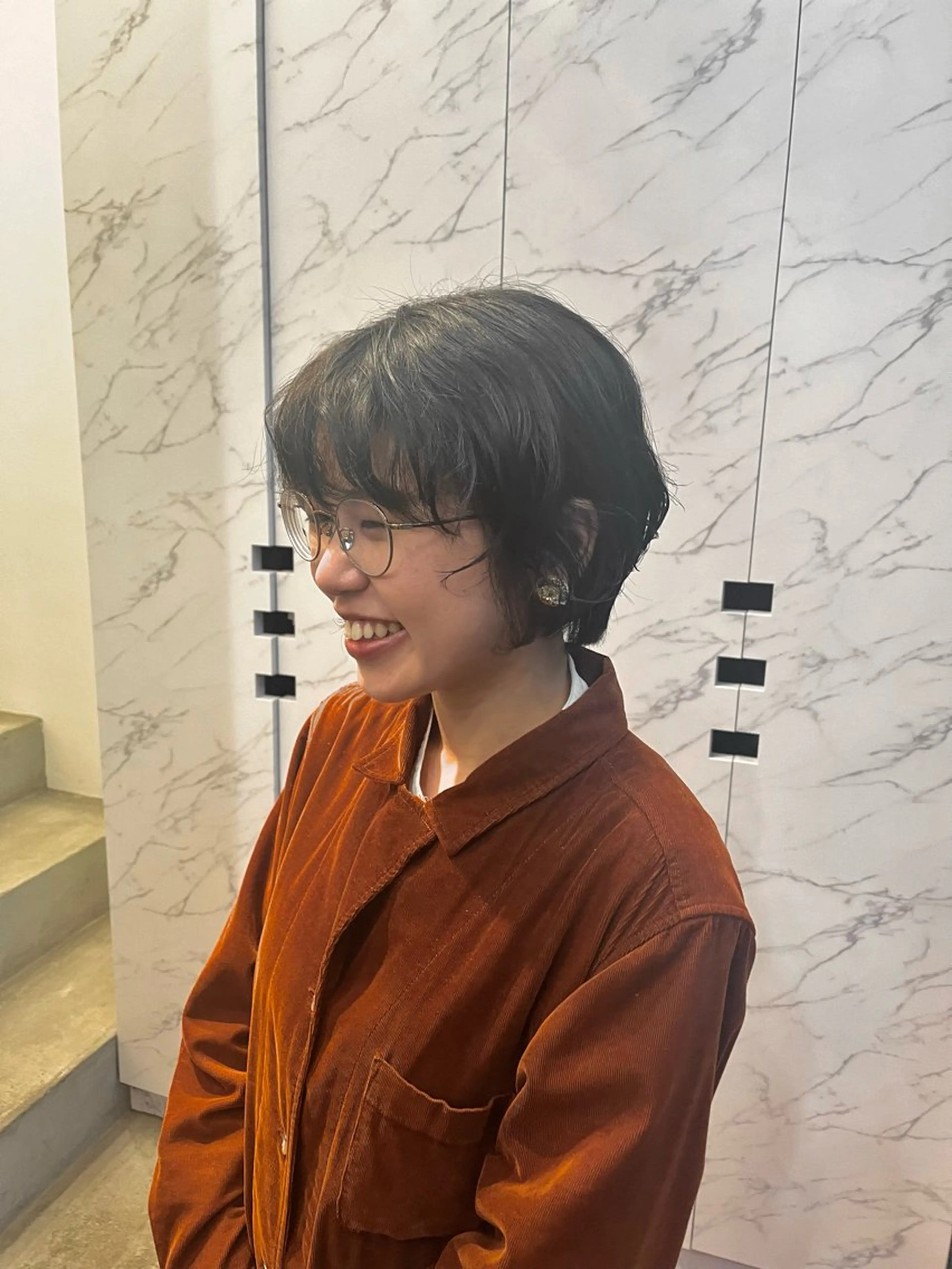 ショート ショートボブ ボブ ショートヘア ﾏｽﾀﾞ ｱｲﾘのヘアスタイル