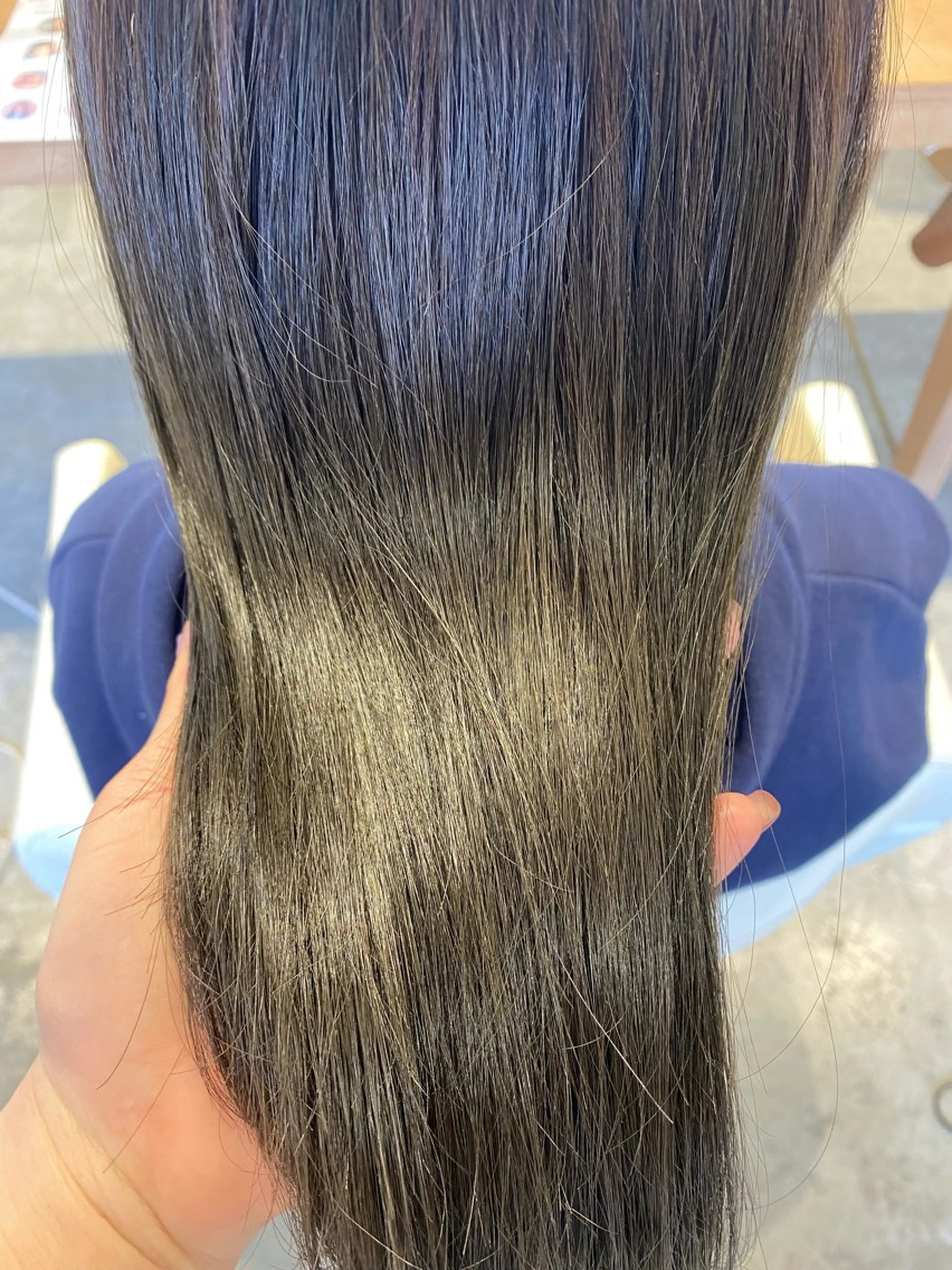 セミロング カラー オリーブカラー ヘアカラー fulam所属・MIKU ／fulamのヘアスタイル