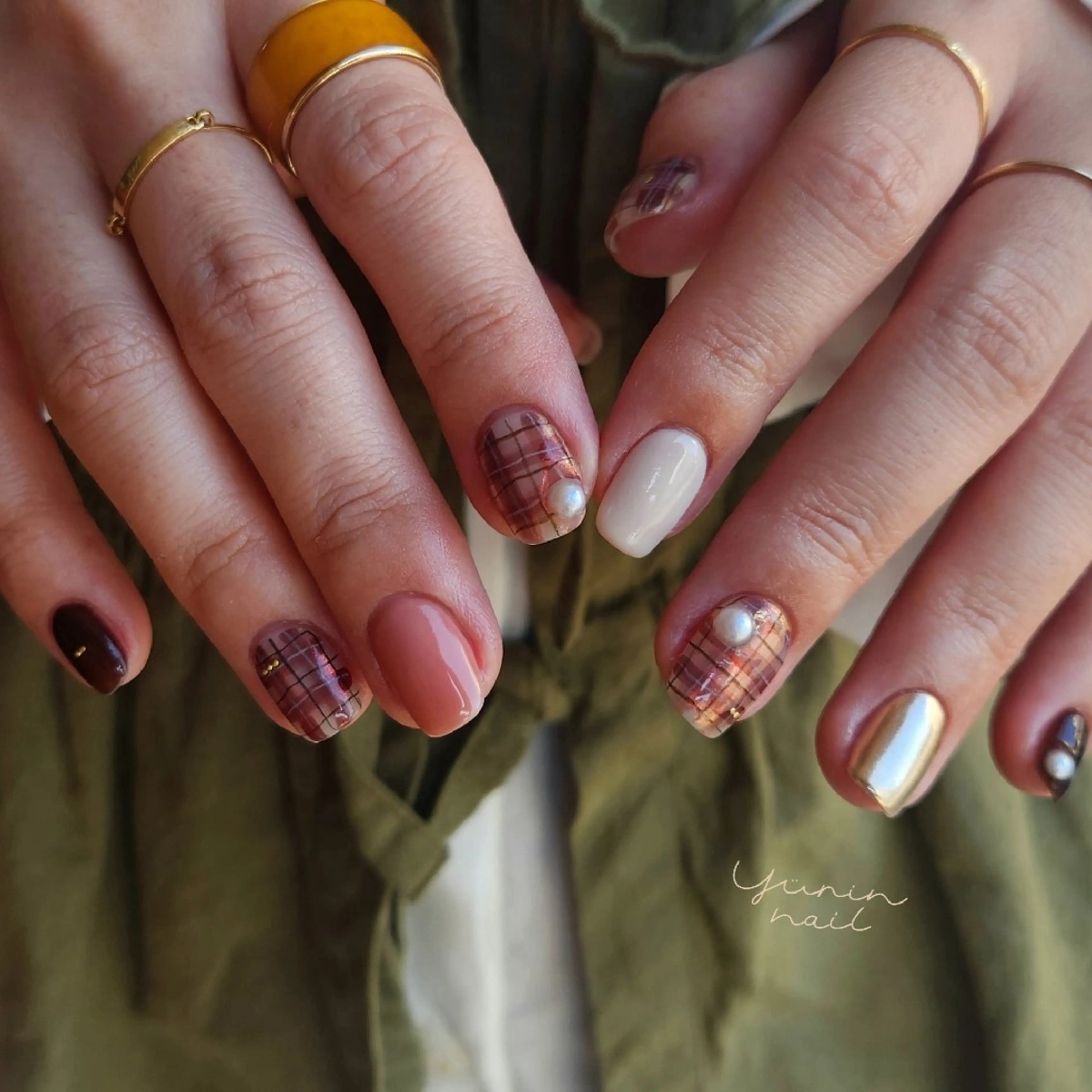 ネイル ショートネイル ハンドネイル ショートネイル専門 yurin nailのネイルデザイン