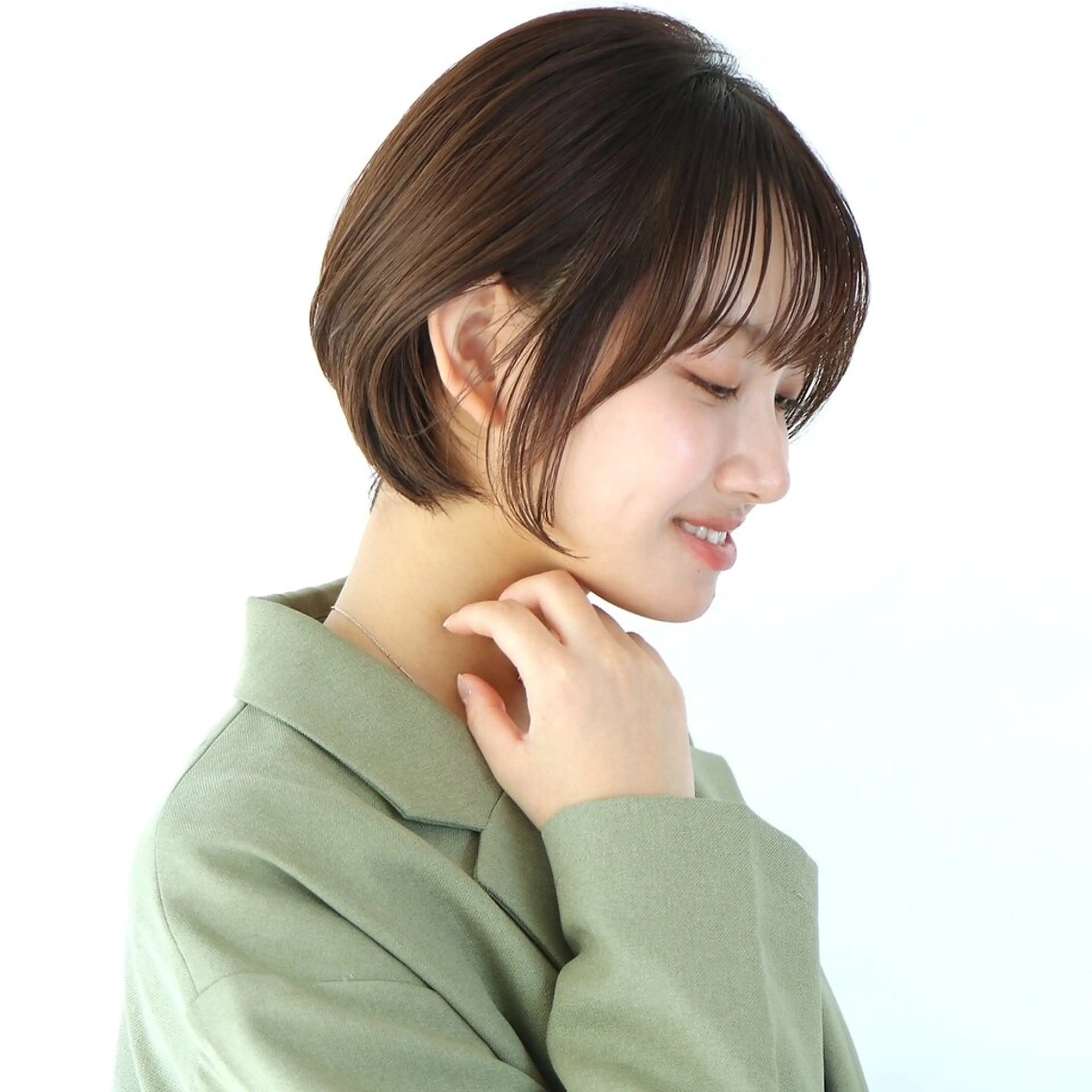 ショート カラー 丸みショート ショートヘア 小顔カット カット ヘアカラー トリートメント 自由が丘×似合わせ ディレクター枦山大将のヘアスタイル