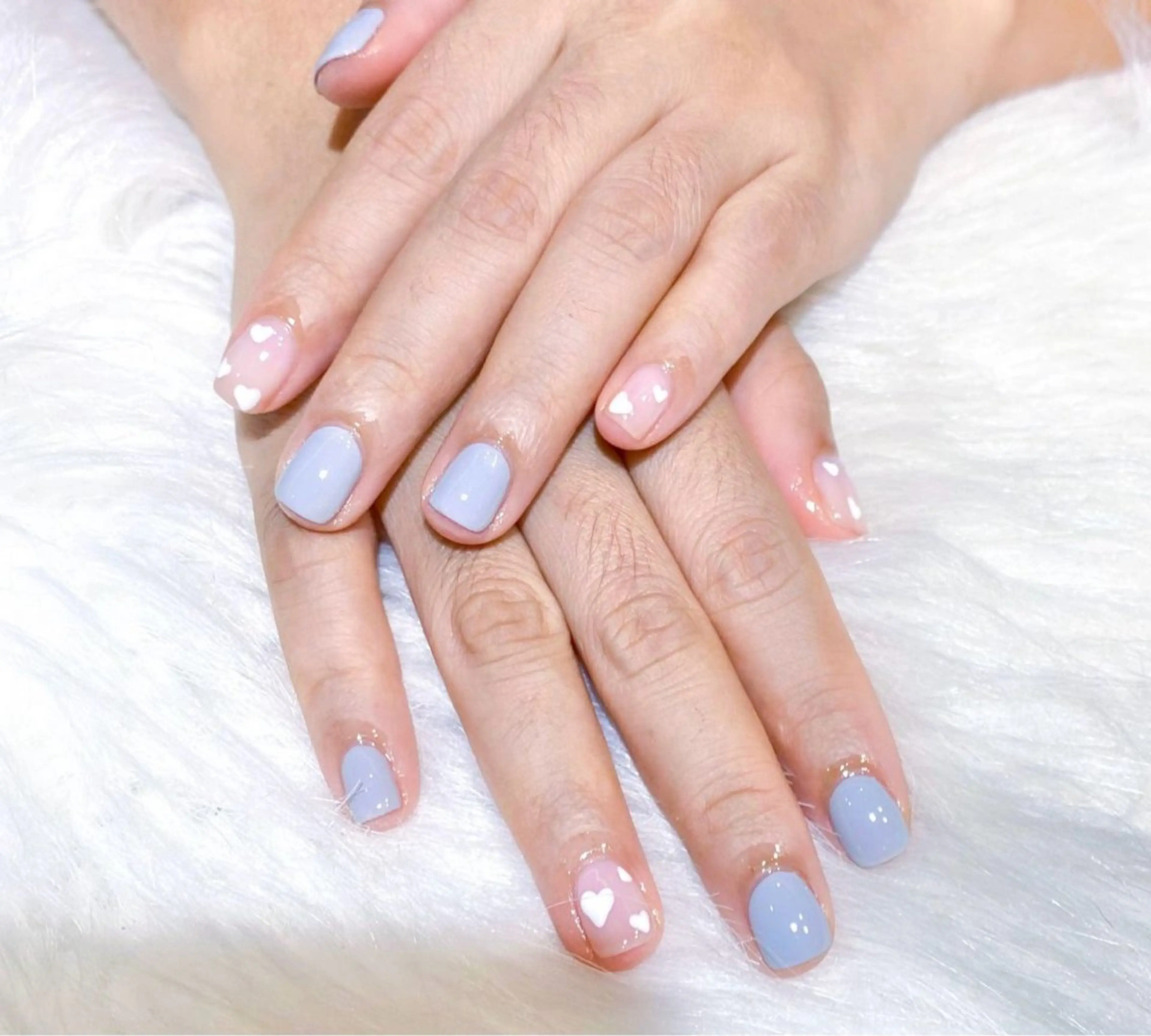 ネイル アートネイル 成人式 ジェルネイル ニュアンスネイル ネイルチップ Kora Nailのネイルデザイン