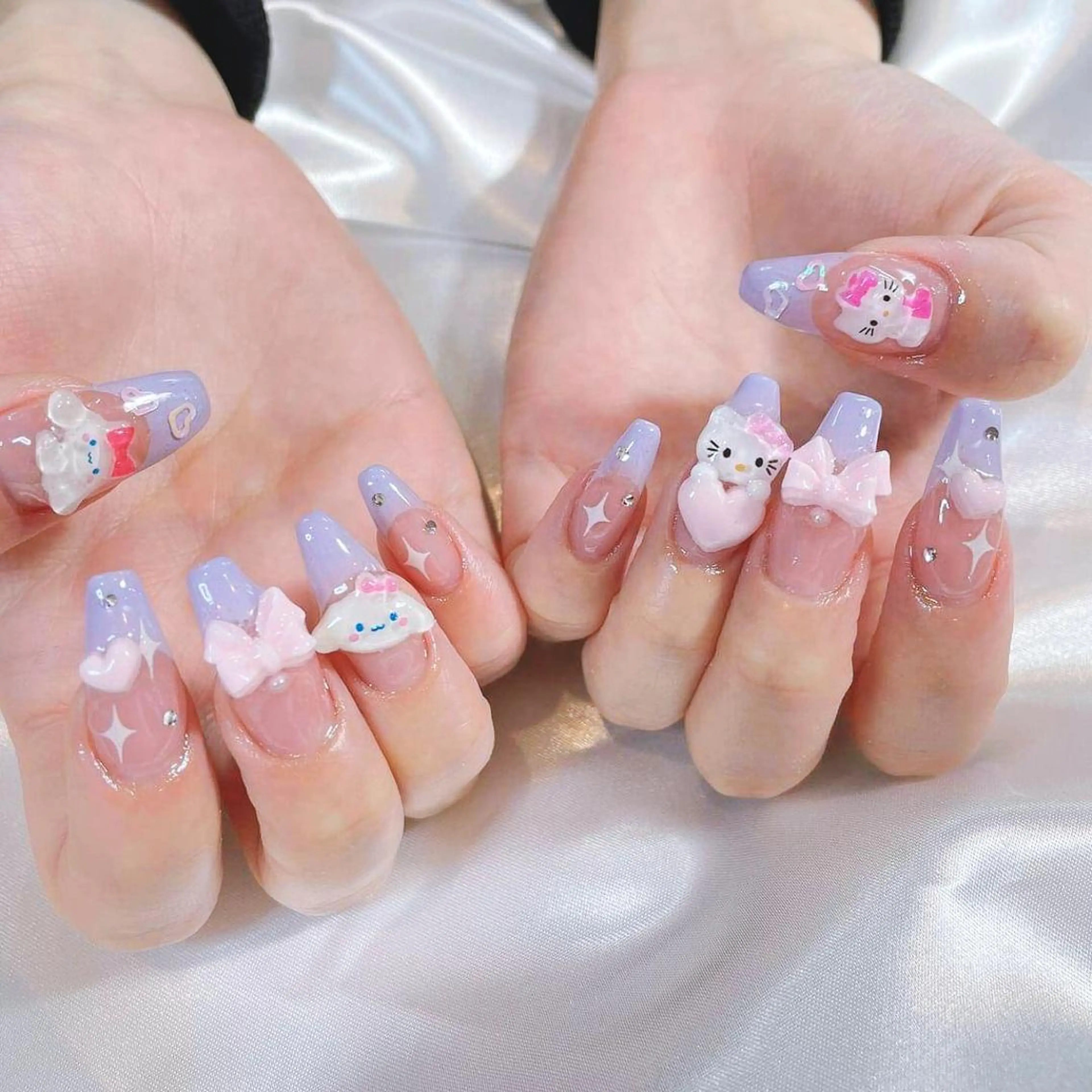 ネイル ワンホンネイル 🤍POP可愛い🧸 Menailのネイルデザイン
