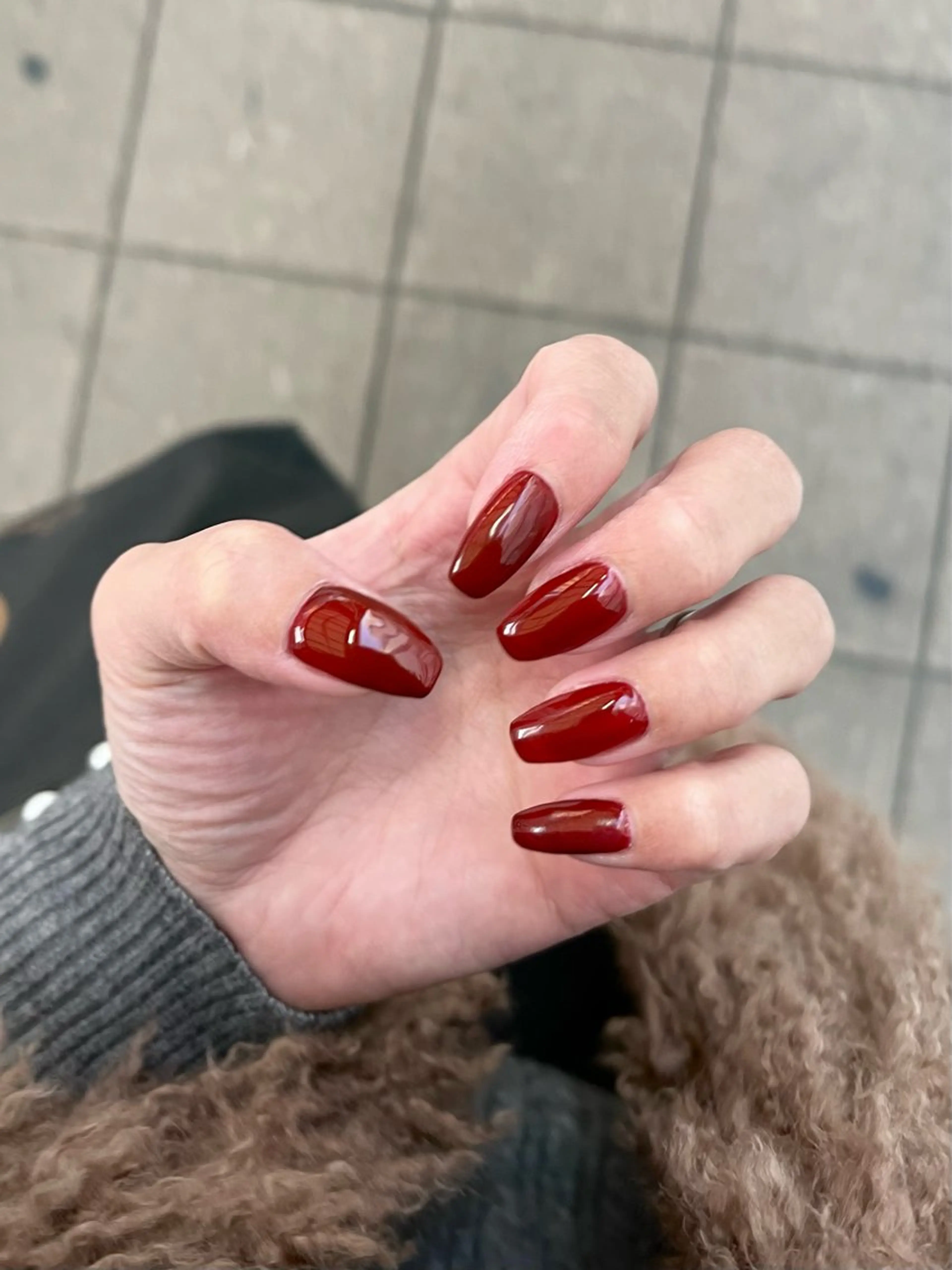 ネイル ワンカラーネイル Ray. byCharmeのネイルデザイン