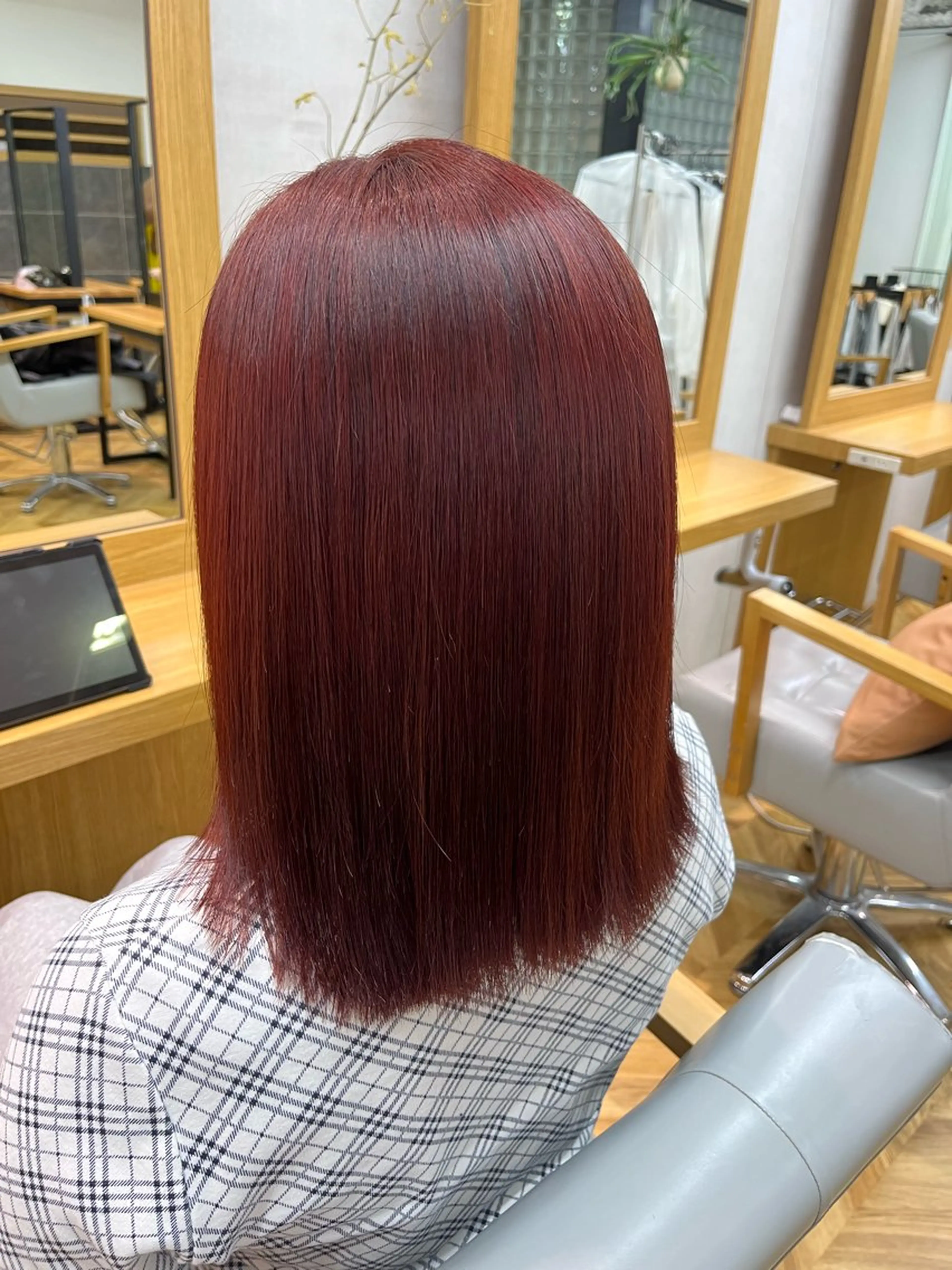 カラー ひなこ♡艶カラー/ ベージュ🤍オリーブのヘアスタイル