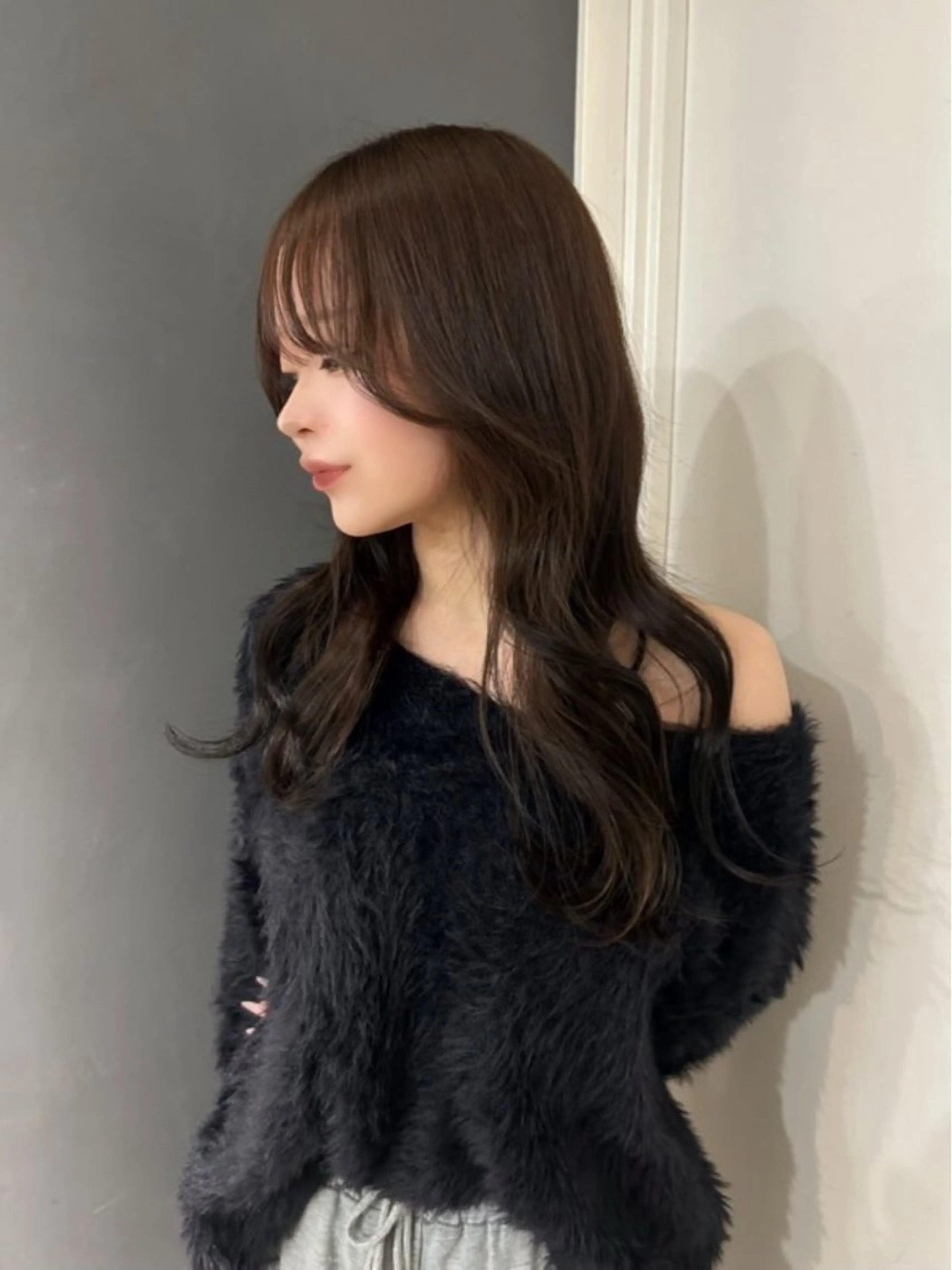 セミロング カット ヘアカラー トリートメント cien 【堀江】 eriのヘアスタイル