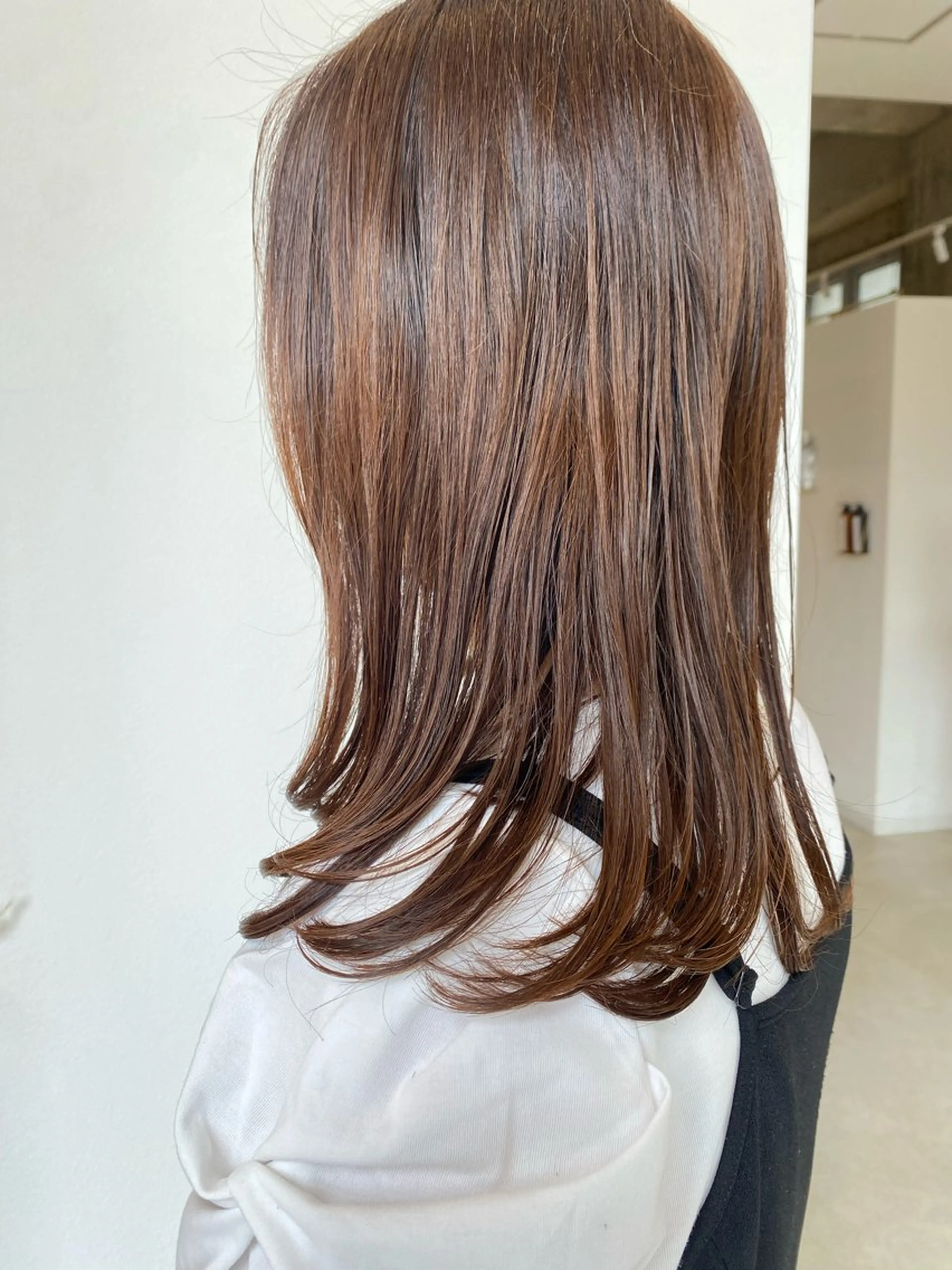 ミディアム 十文字 玲音のヘアスタイル
