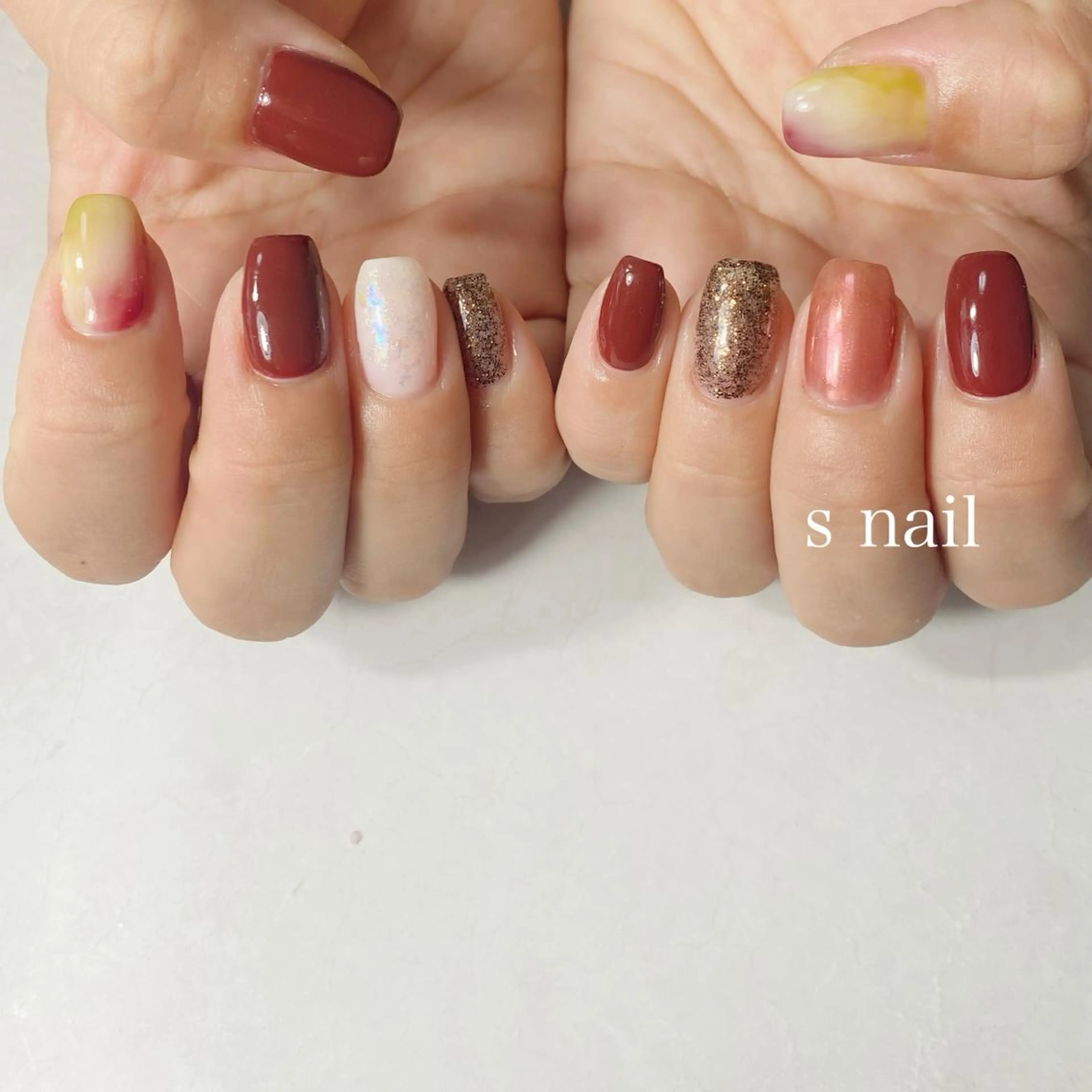 ネイル ハンドネイル s nail さとよしみゆきのネイルデザイン
