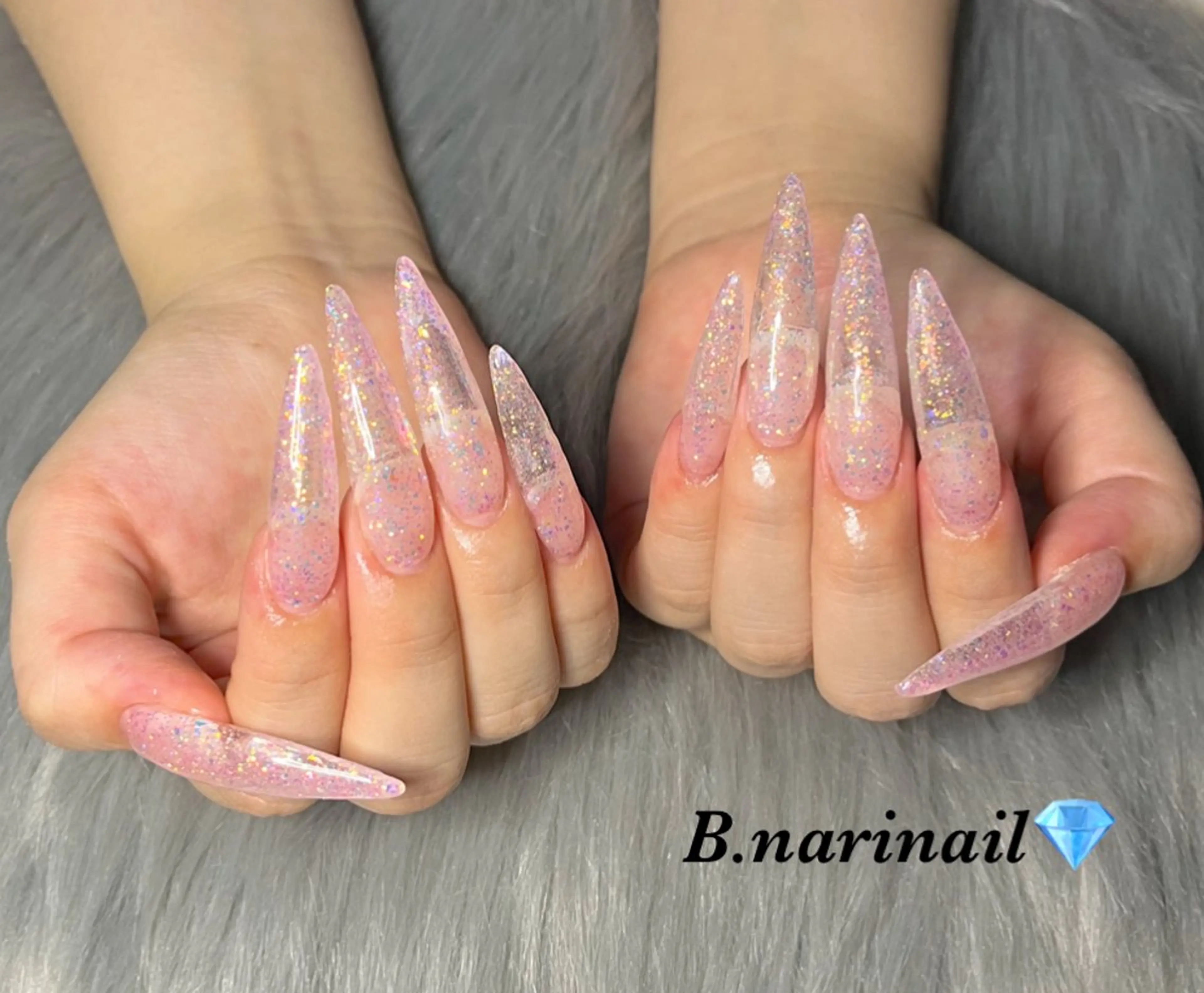 ワンカラ－(XL+0.5)✨チップスカルプで長さだし✨オフあり⭕️ケア込み💎(2カラ－まで◯、追加1カラ－500円)の写真