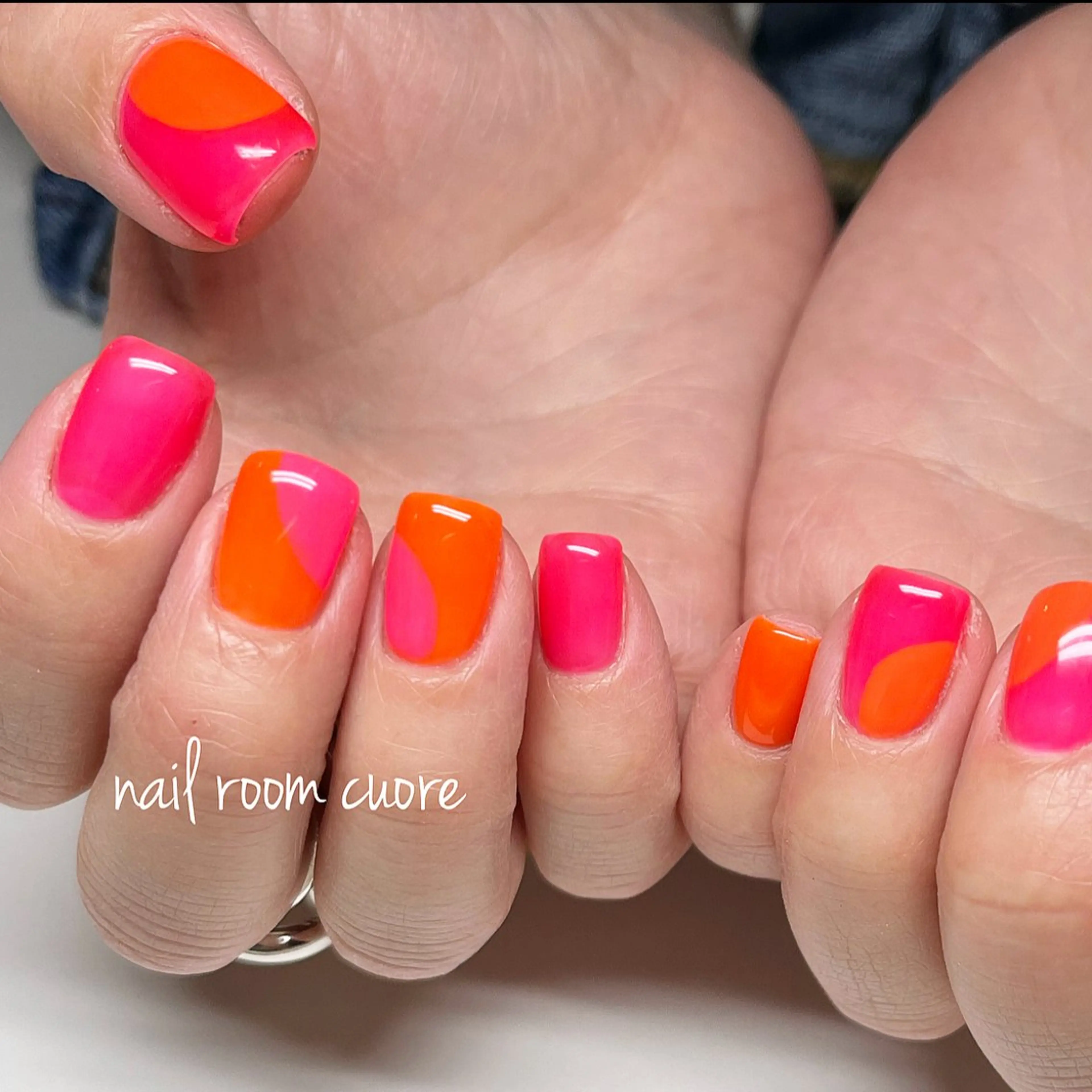 ネイル 持ち込み ハンドネイル nail room  cuore所属・松尾 典子のネイルデザイン