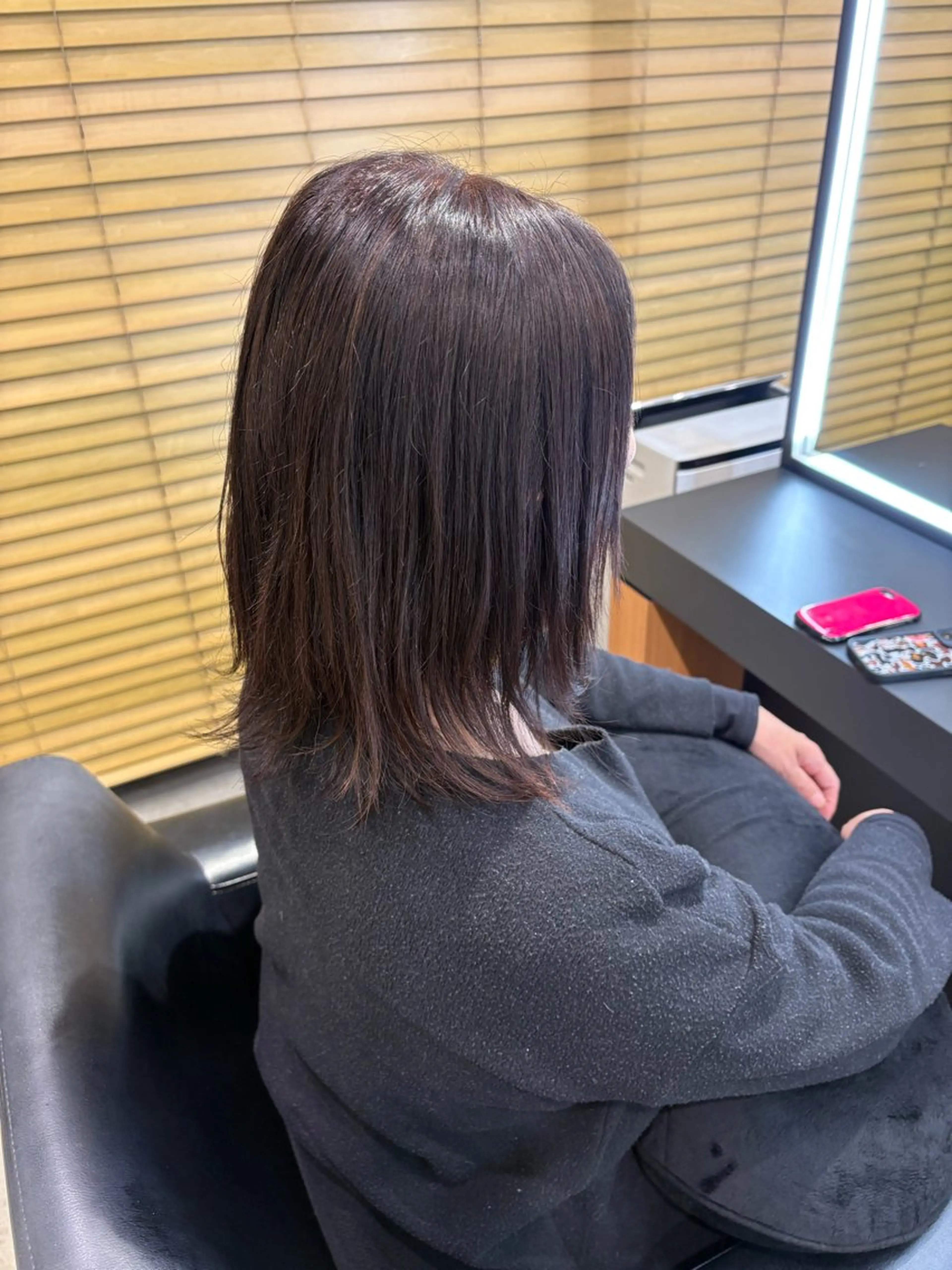 ミディアム カラー ブラウンカラー カット ヘアカラー ERII (ému） 伏見/カット無料のヘアスタイル