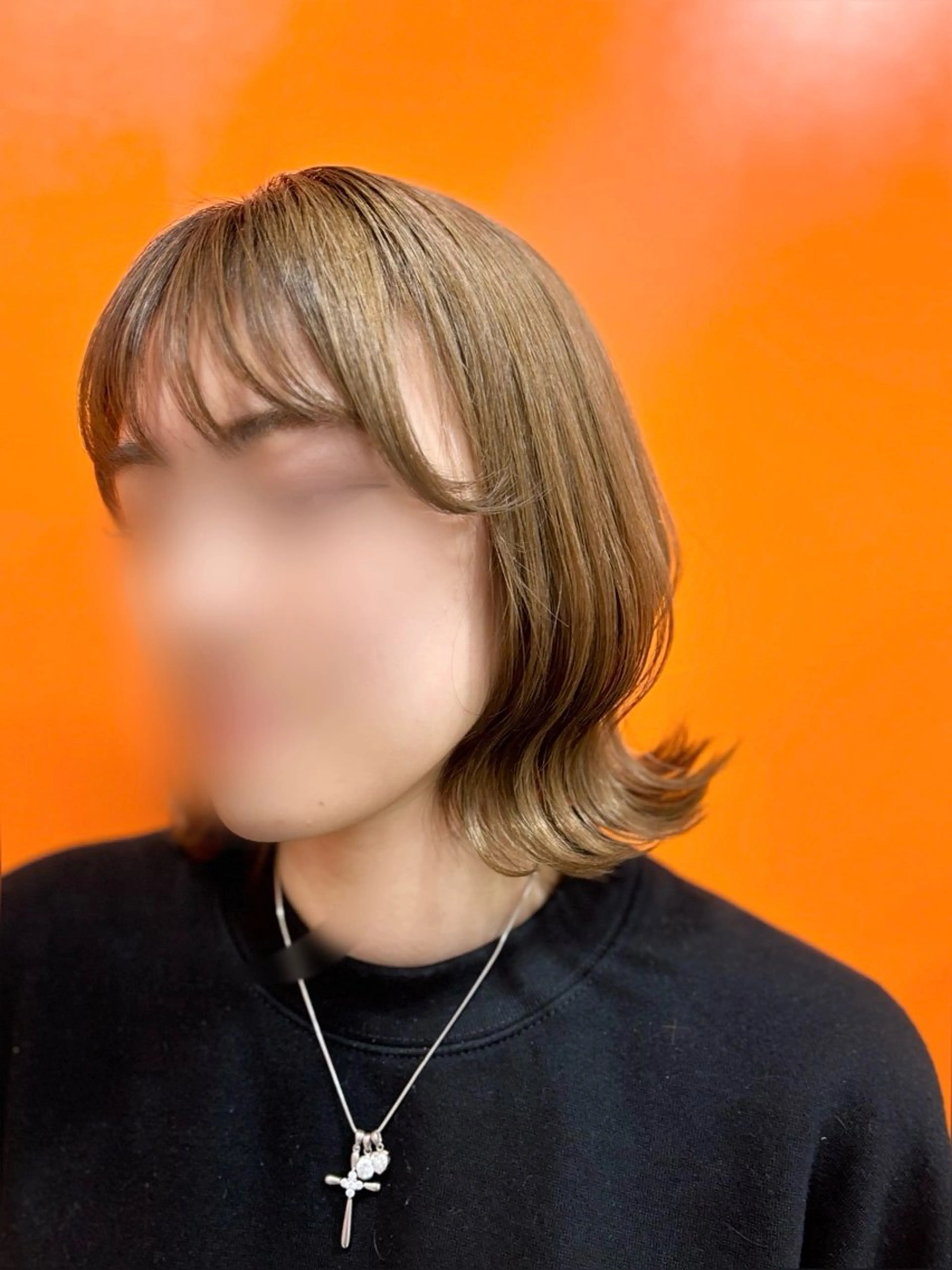 ミディアム 切りっぱなしボブ ボブ イン東京米沢店所属・金田 理央のヘアスタイル