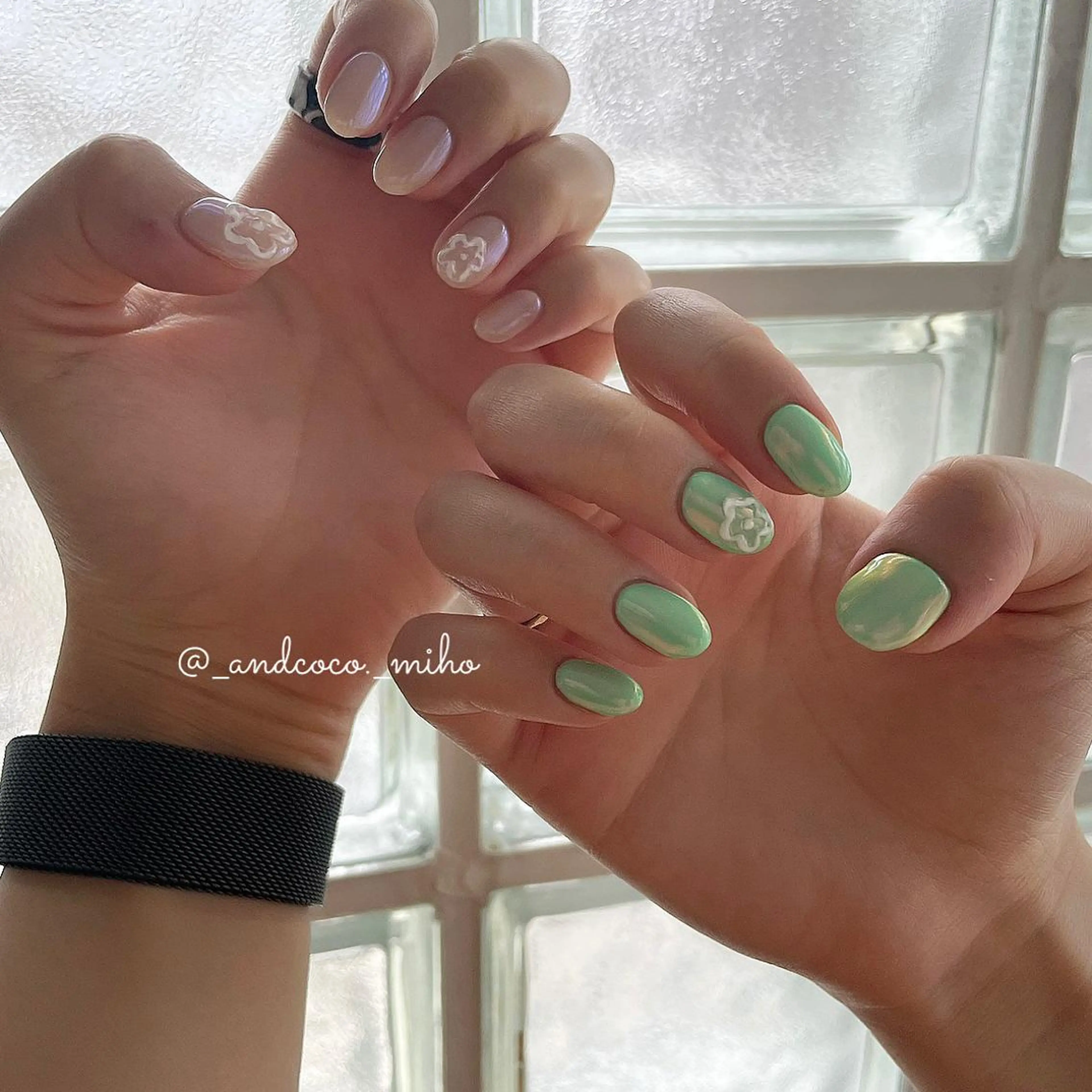 ネイル ハンドネイル And  & coco. eyelash & nail所属・Nailist〻 mihoのネイルデザイン