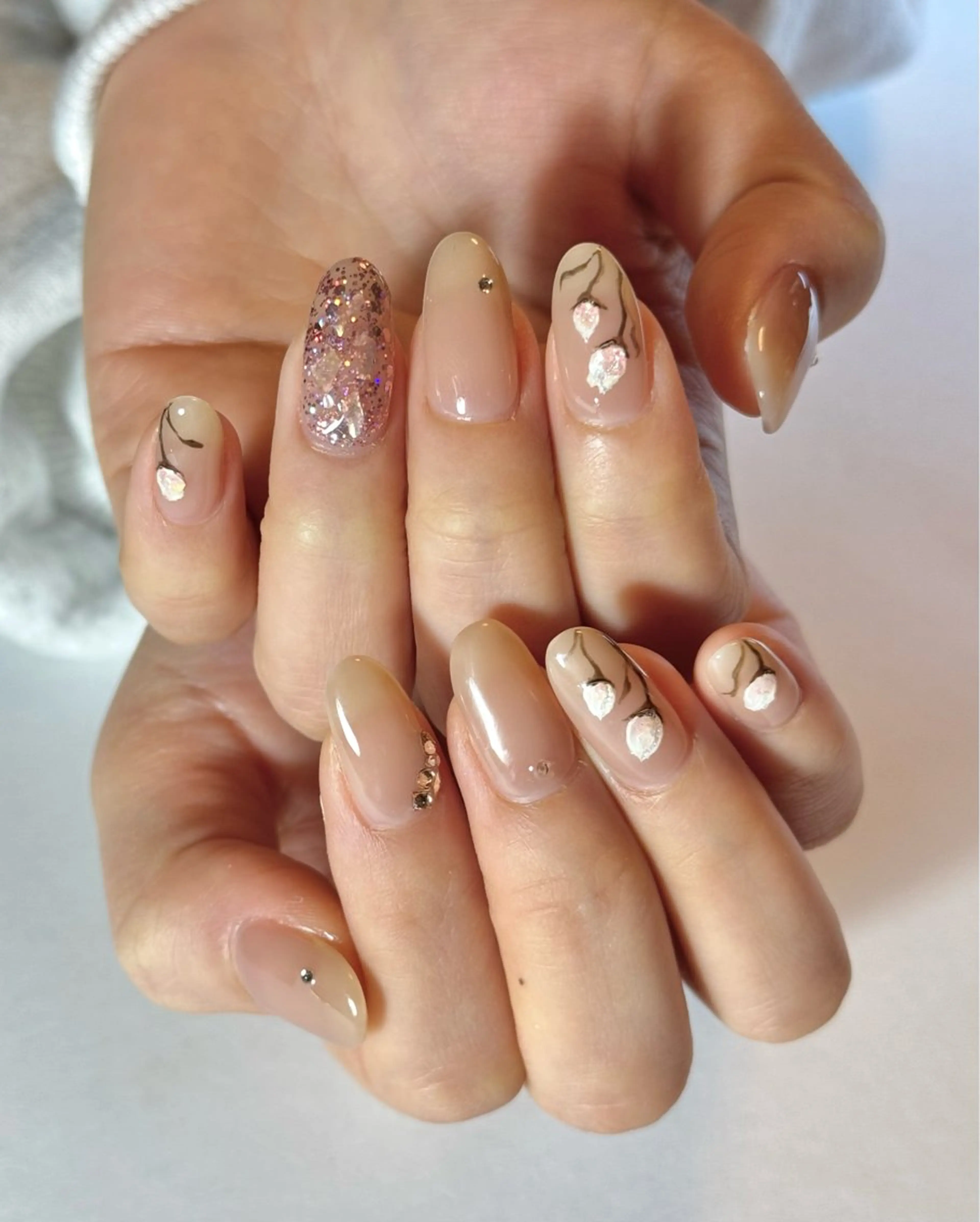 ネイル フラワーネイル ハンドネイル CoCo NailsbyTのネイルデザイン