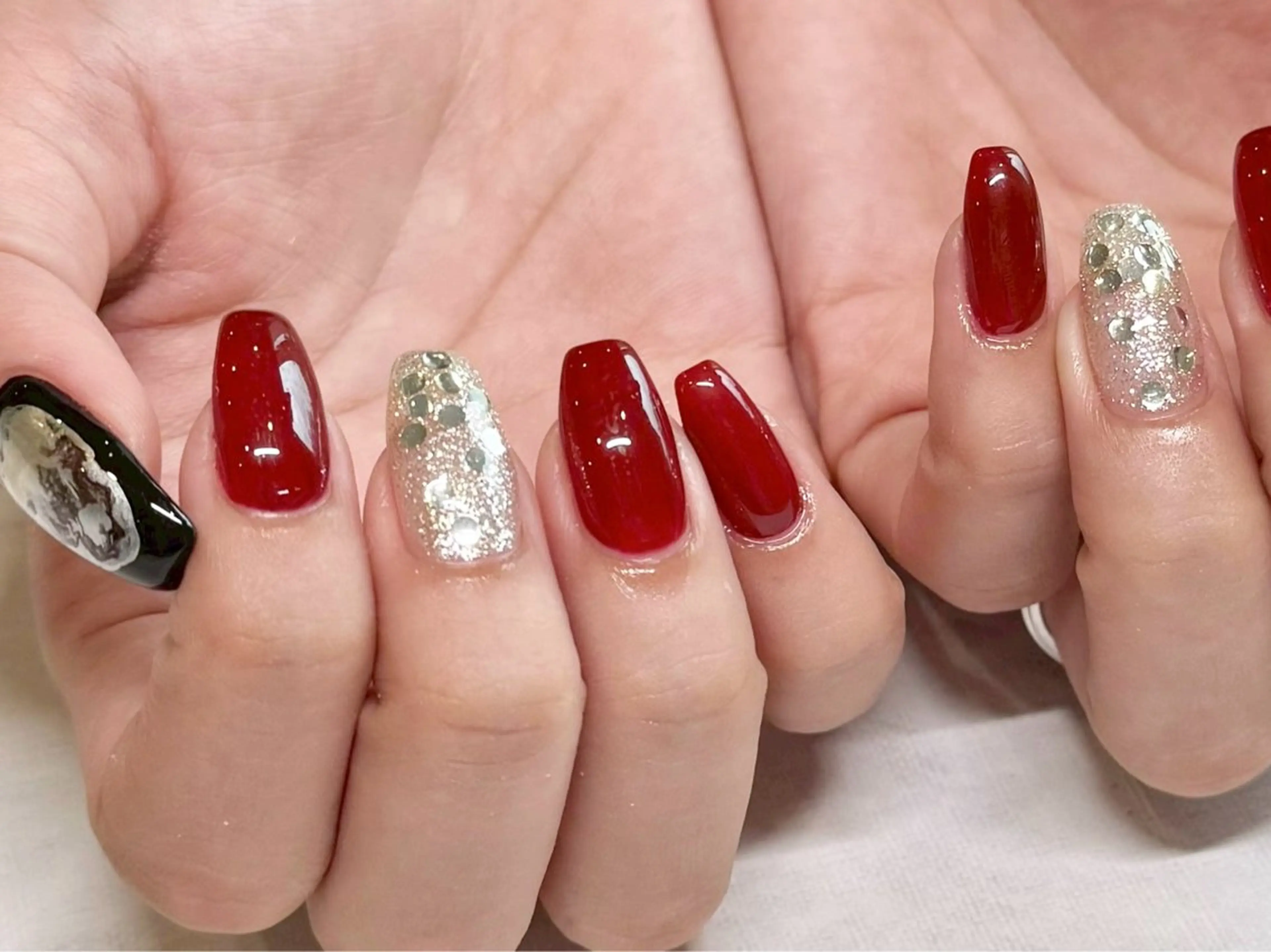 ネイル ハンドネイル 【B.nail】名古屋志賀本通-フィルイン/ニュアンス/定額/長さだし-所属・橋立 敬子のネイルデザイン