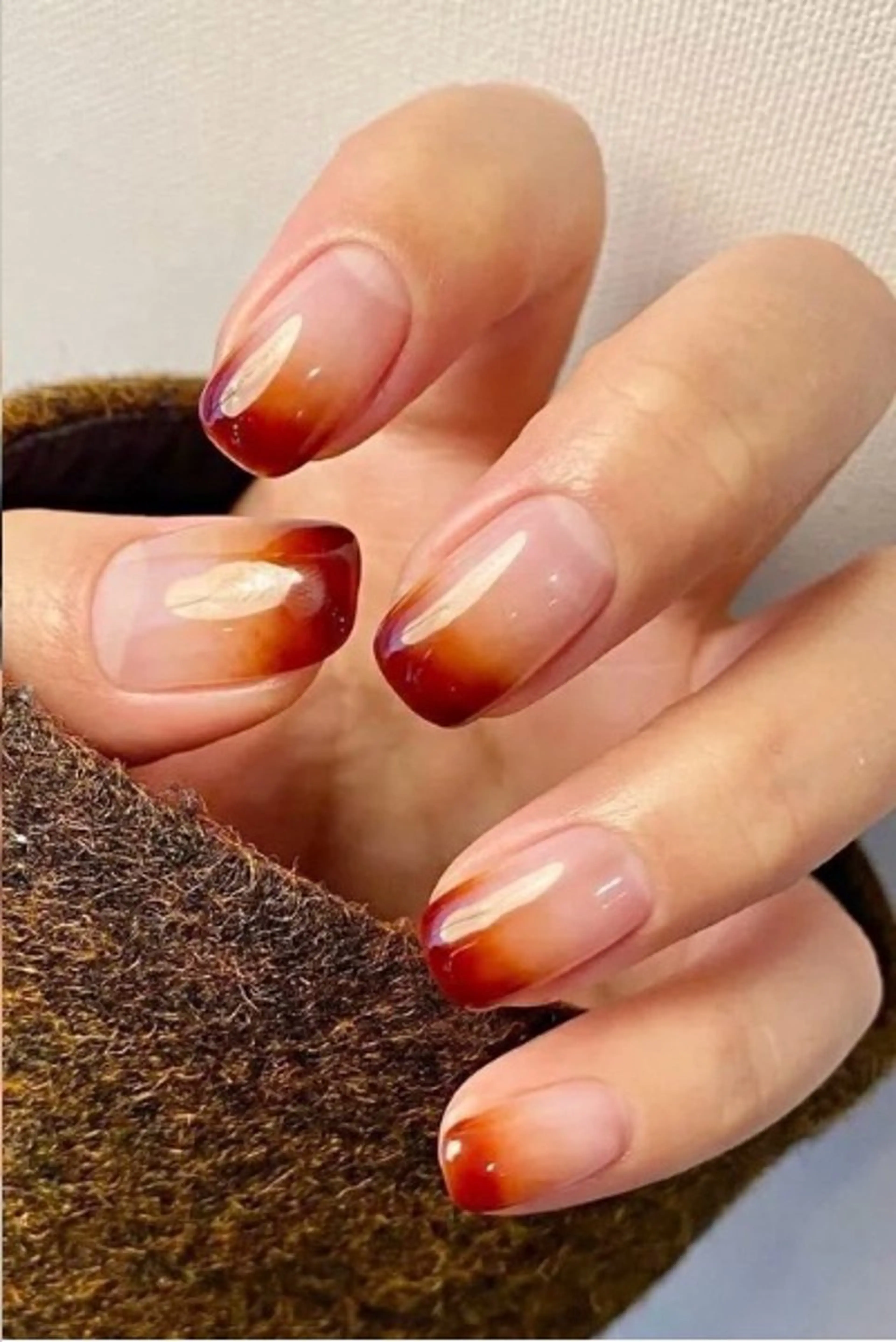 ネイル アートネイル 成人式 ジェルネイル ニュアンスネイル ネイルチップ Kora Nailのネイルデザイン