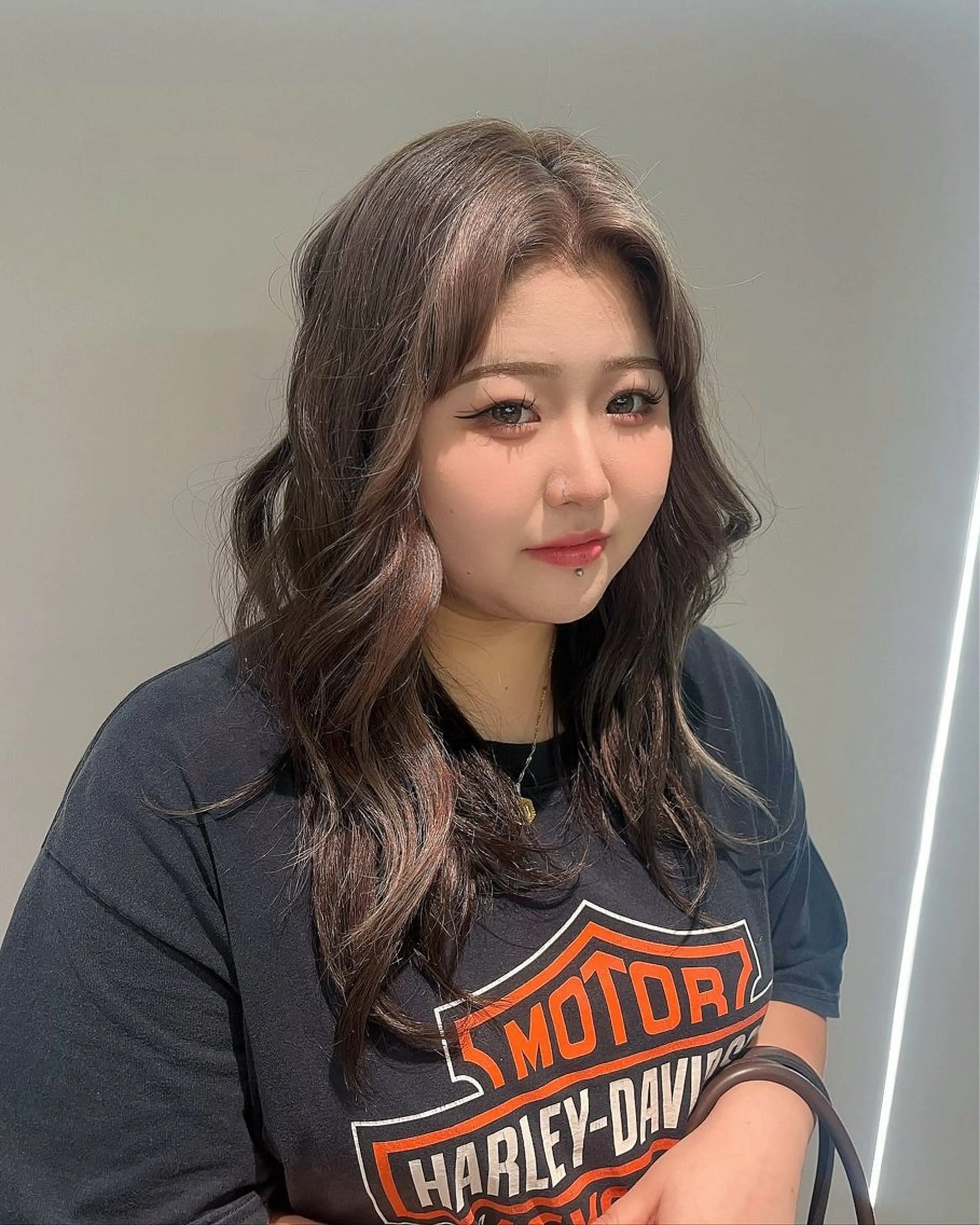 カラー ヘアカラー Harune/うる艶 ハイトーンのヘアスタイル