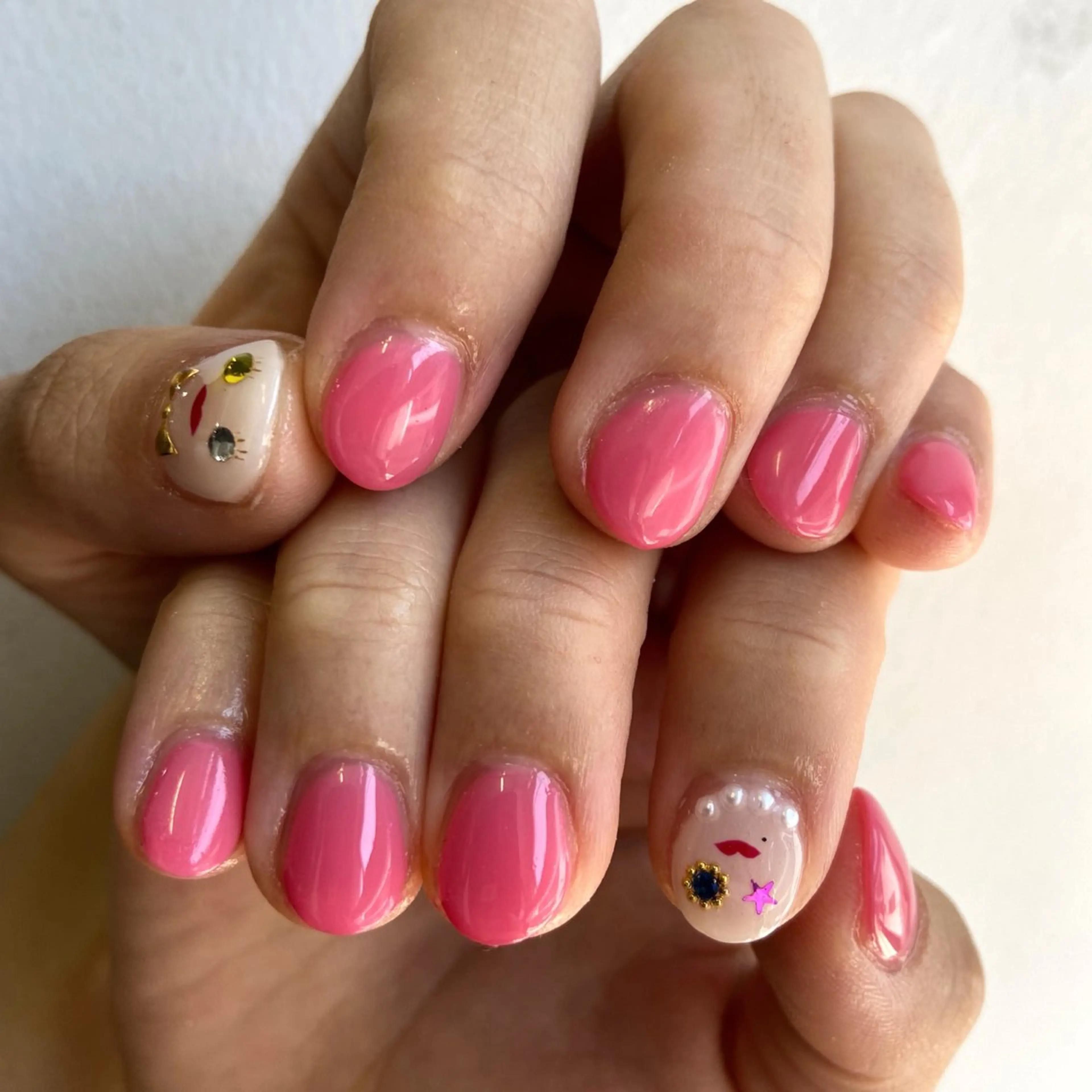 ネイル ピンク ハンドネイル Nails VINATIのネイルデザイン
