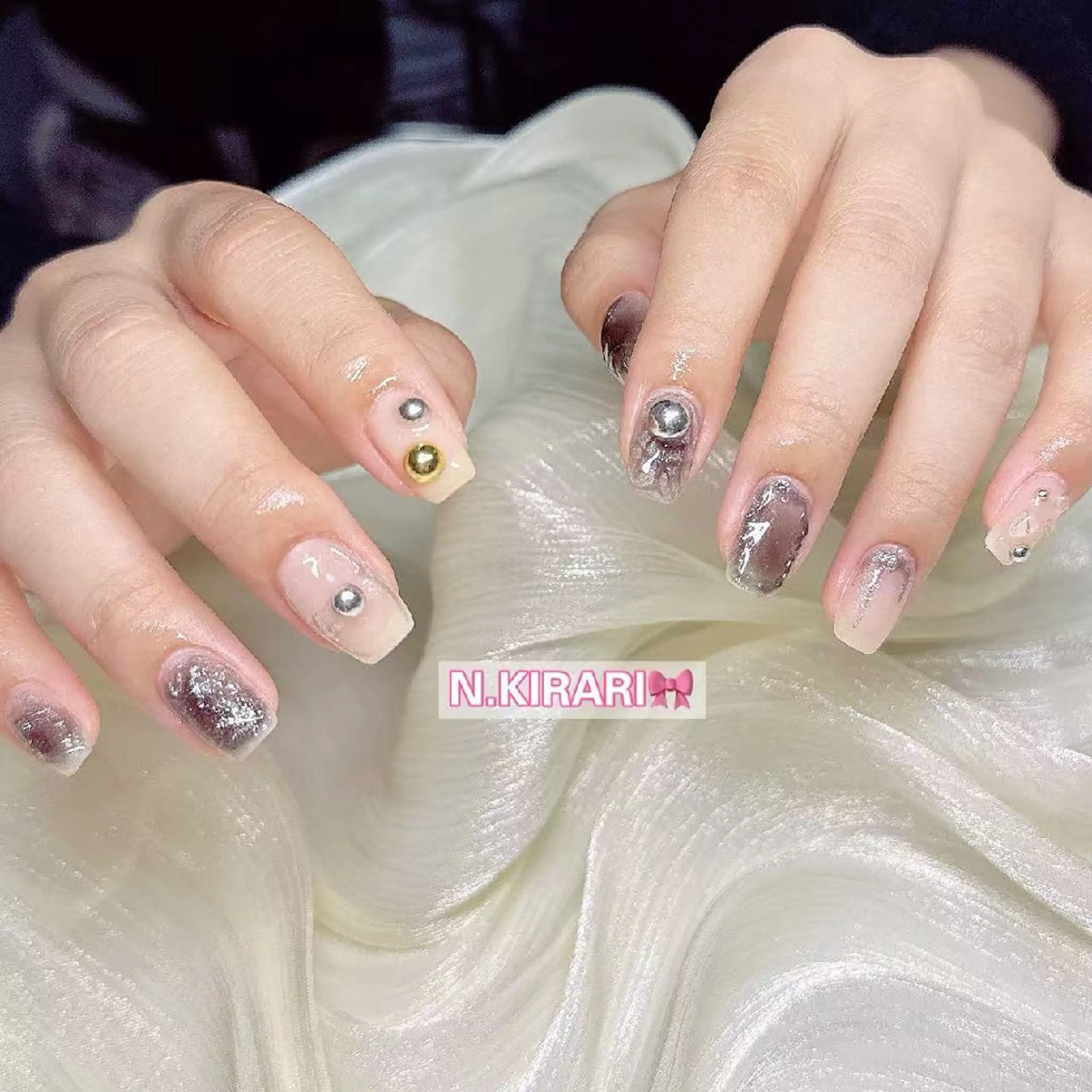 ネイル ハンドネイル ハンドケア N.KIRARI nail salon所属・N.KIRARI_ ユズのネイルデザイン