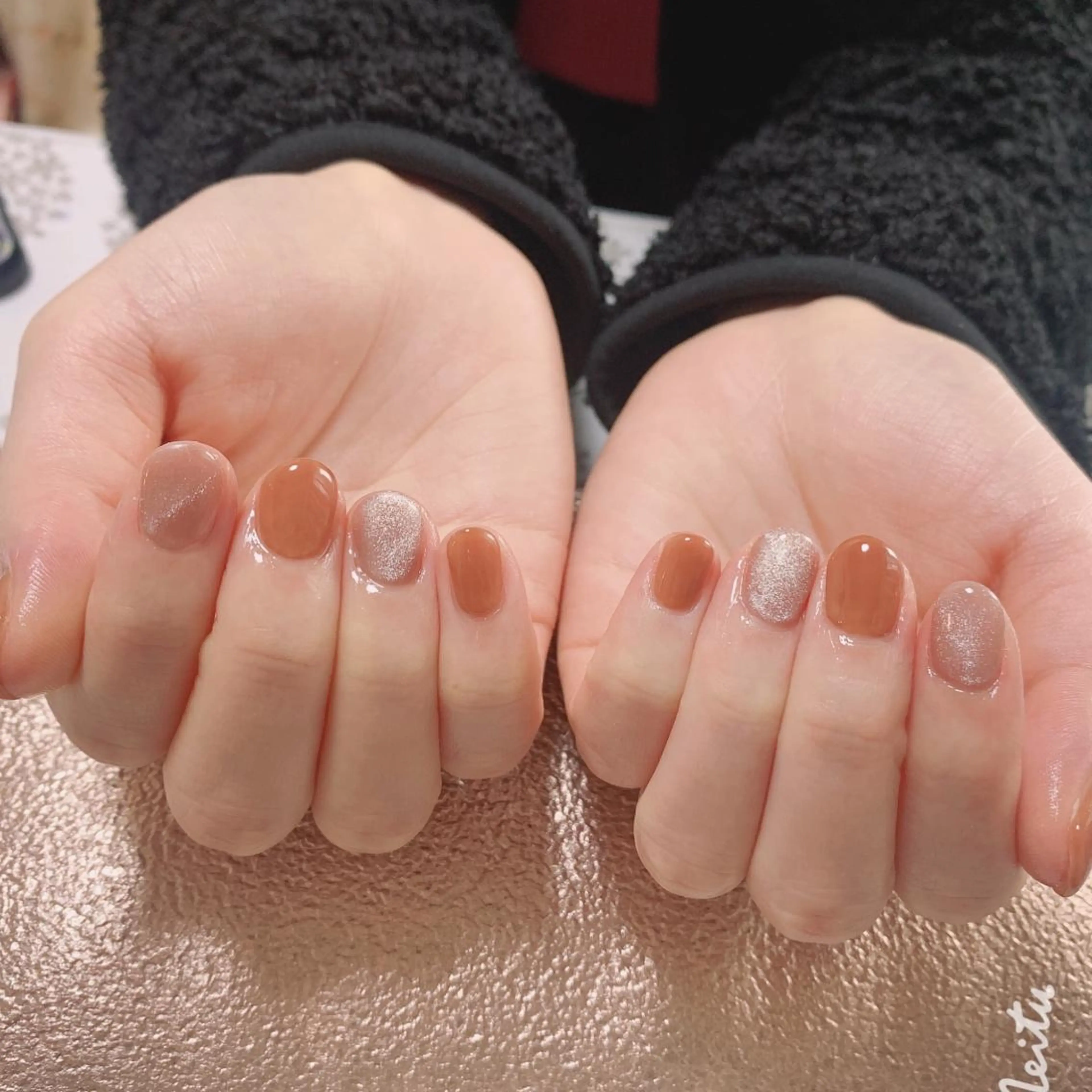 ネイル マグネットネイル 林 ✨syousyouのネイルデザイン