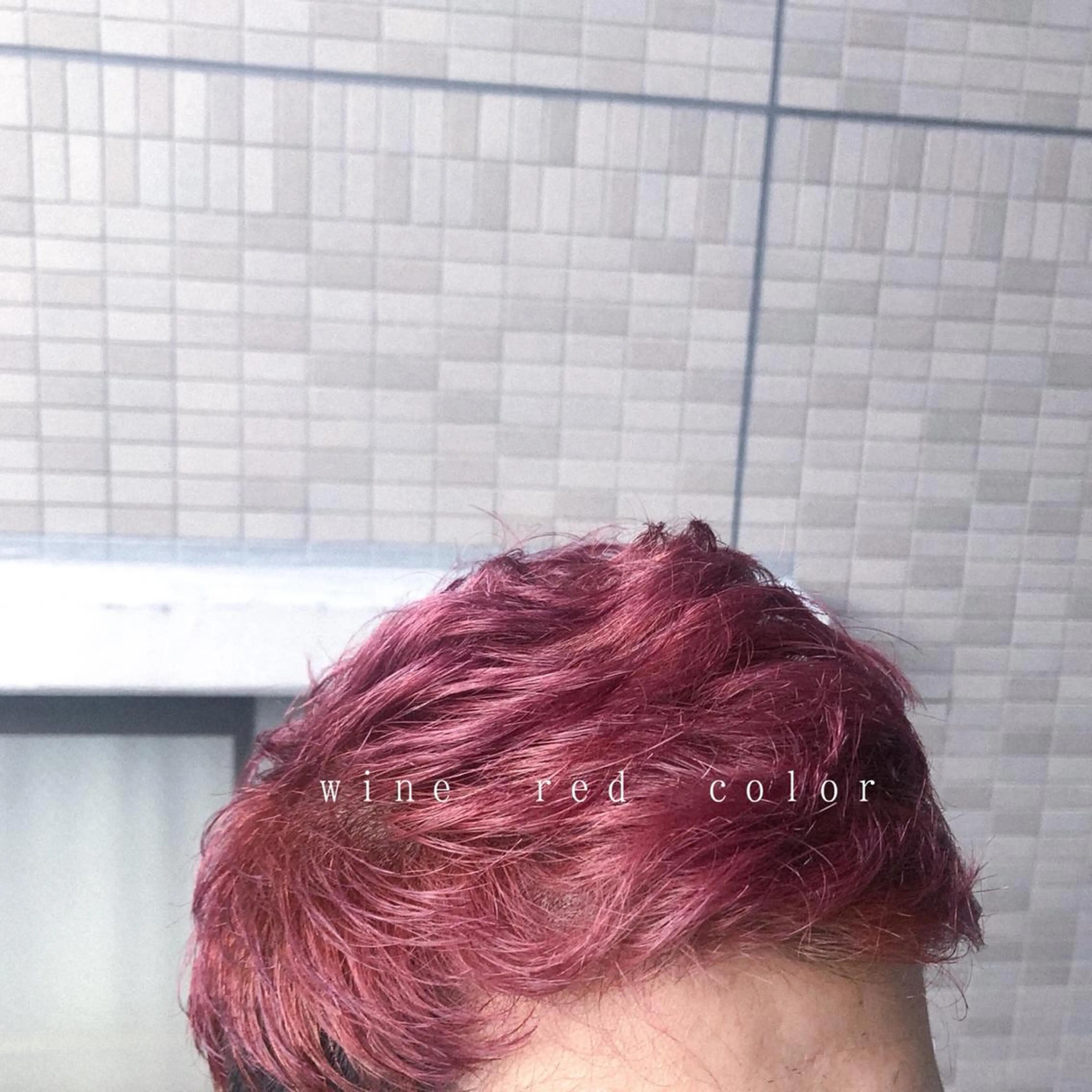 ショート カラー ブリーチ レッドカラー ヘアカラー カラーパティシエ facce🌼ikoのヘアスタイル