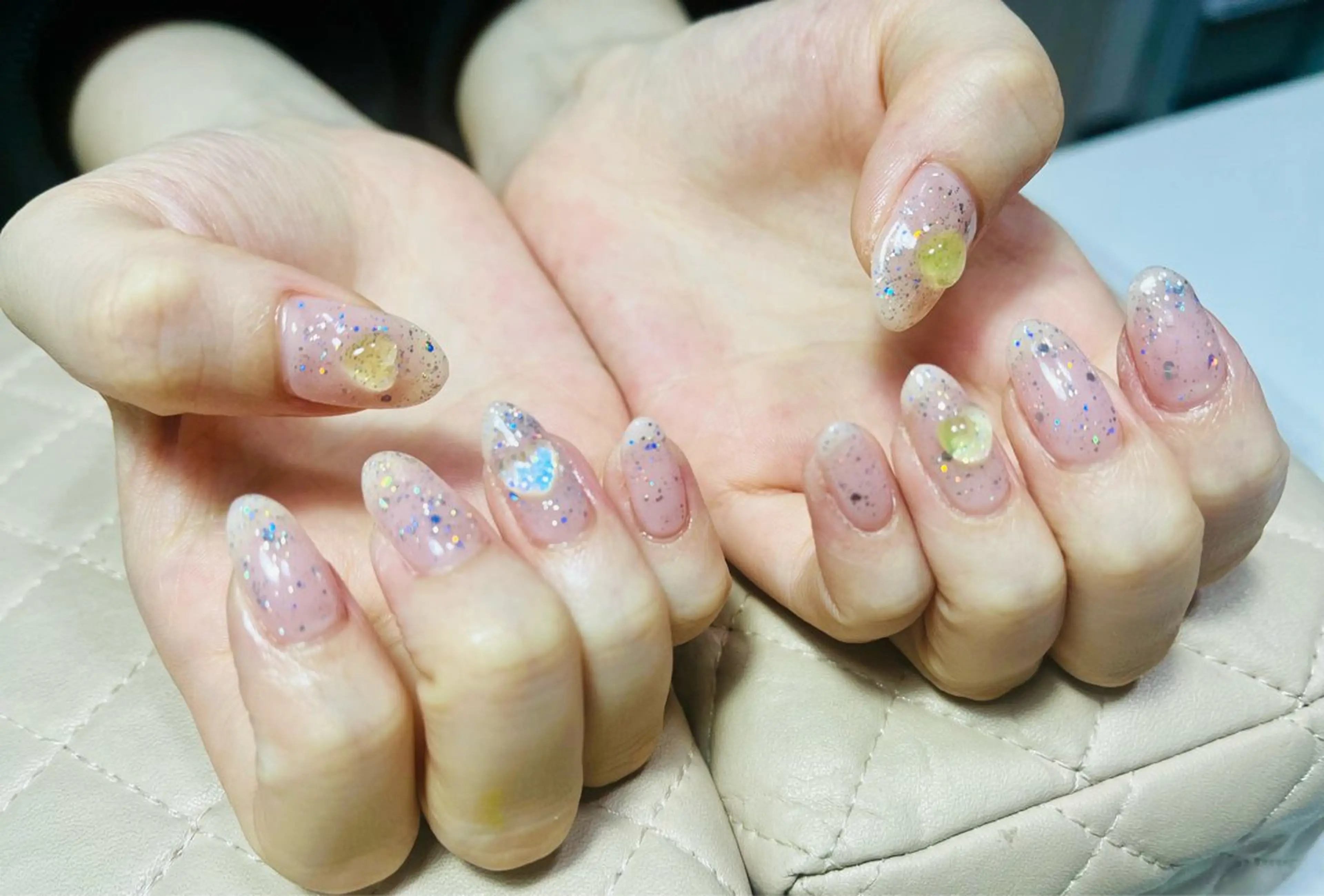 ネイル ハンドネイル goldgleams ちなのネイルデザイン