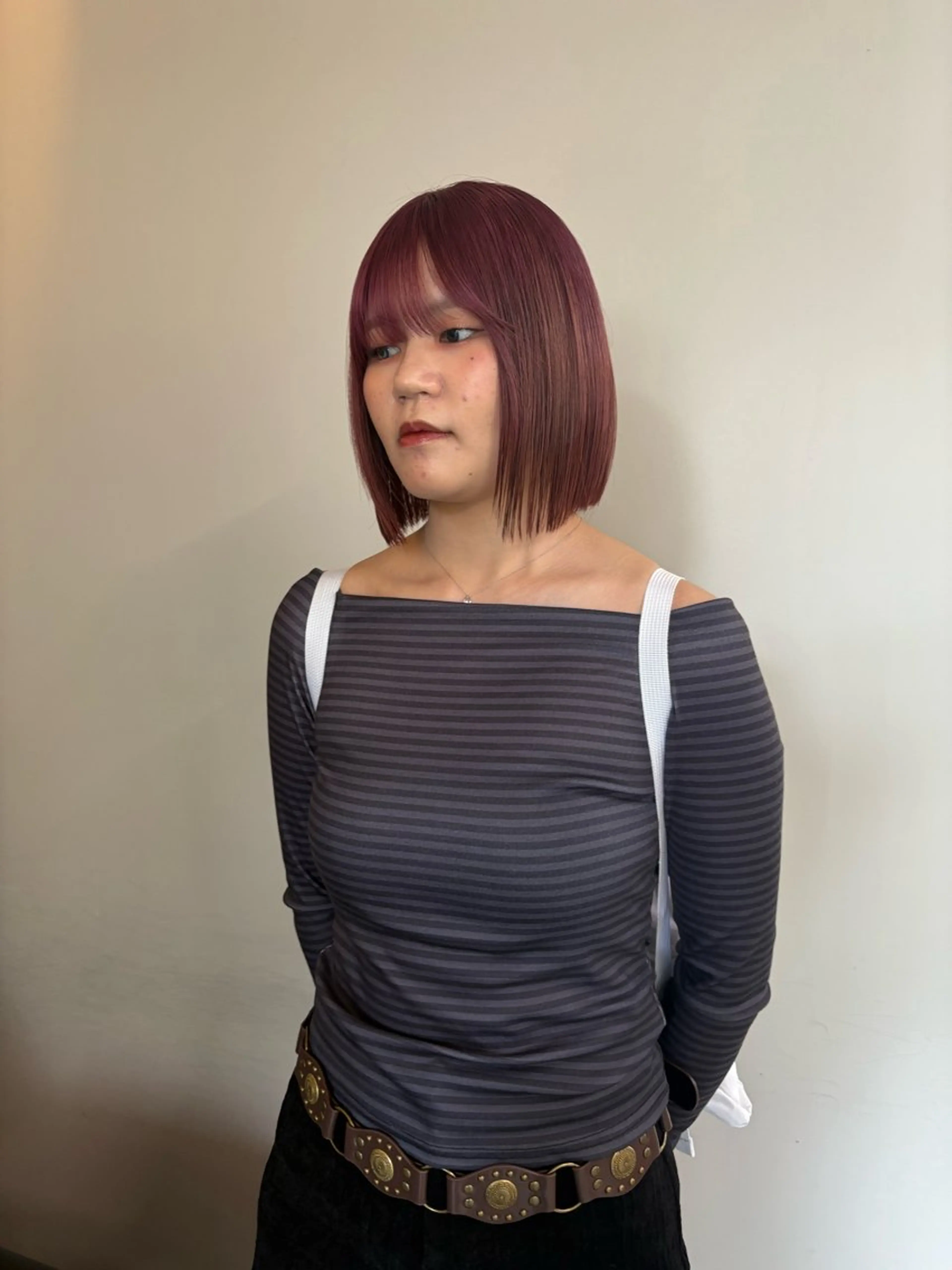 カラー ヘアカラー ボブカットモデル募集 ¥0🎀MEIのヘアスタイル