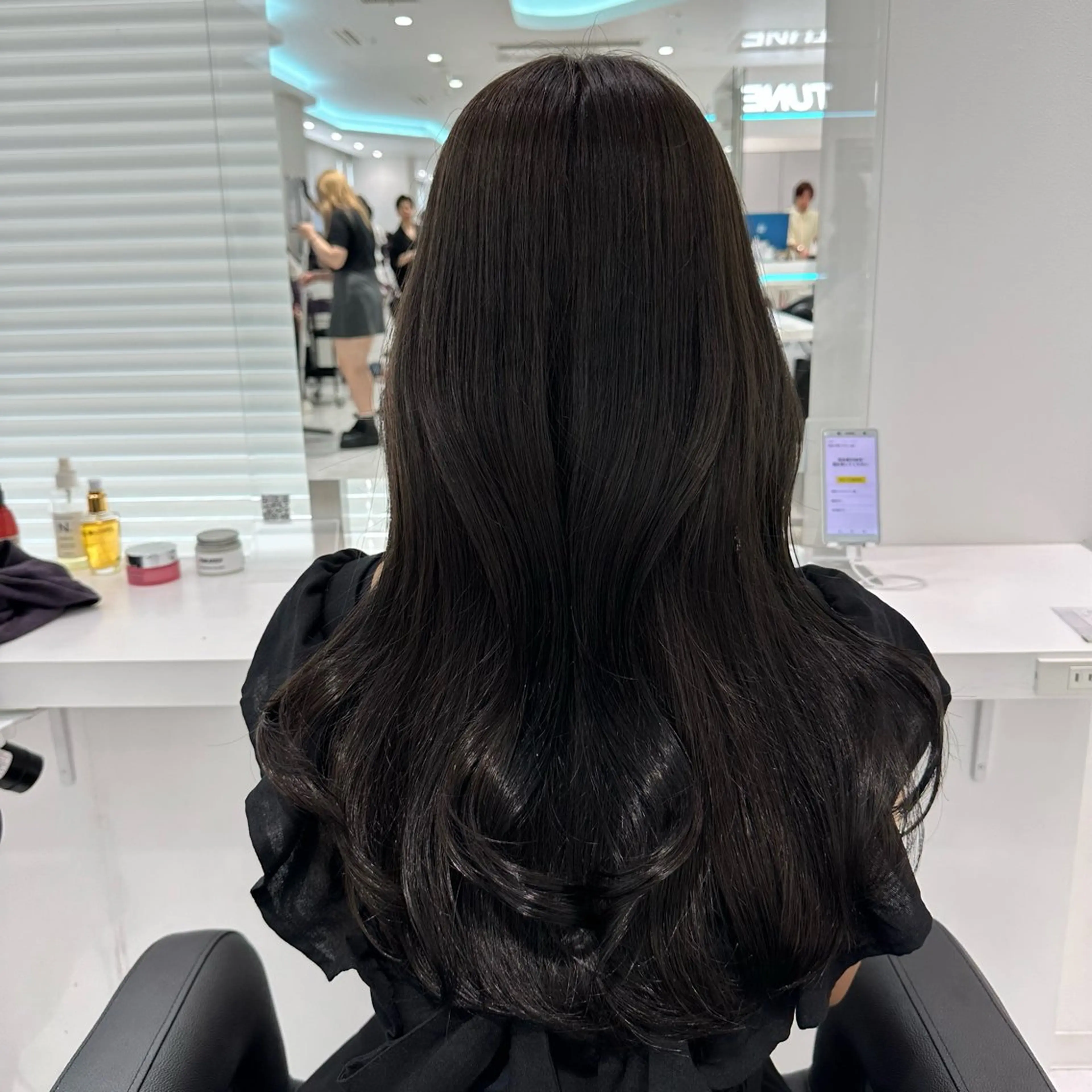 ロング カラー カット ヘアカラー トリートメント ヘッドスパ ヘアセット ♡上品韓国髪♡ブラ ウン/SAYATOのヘアスタイル