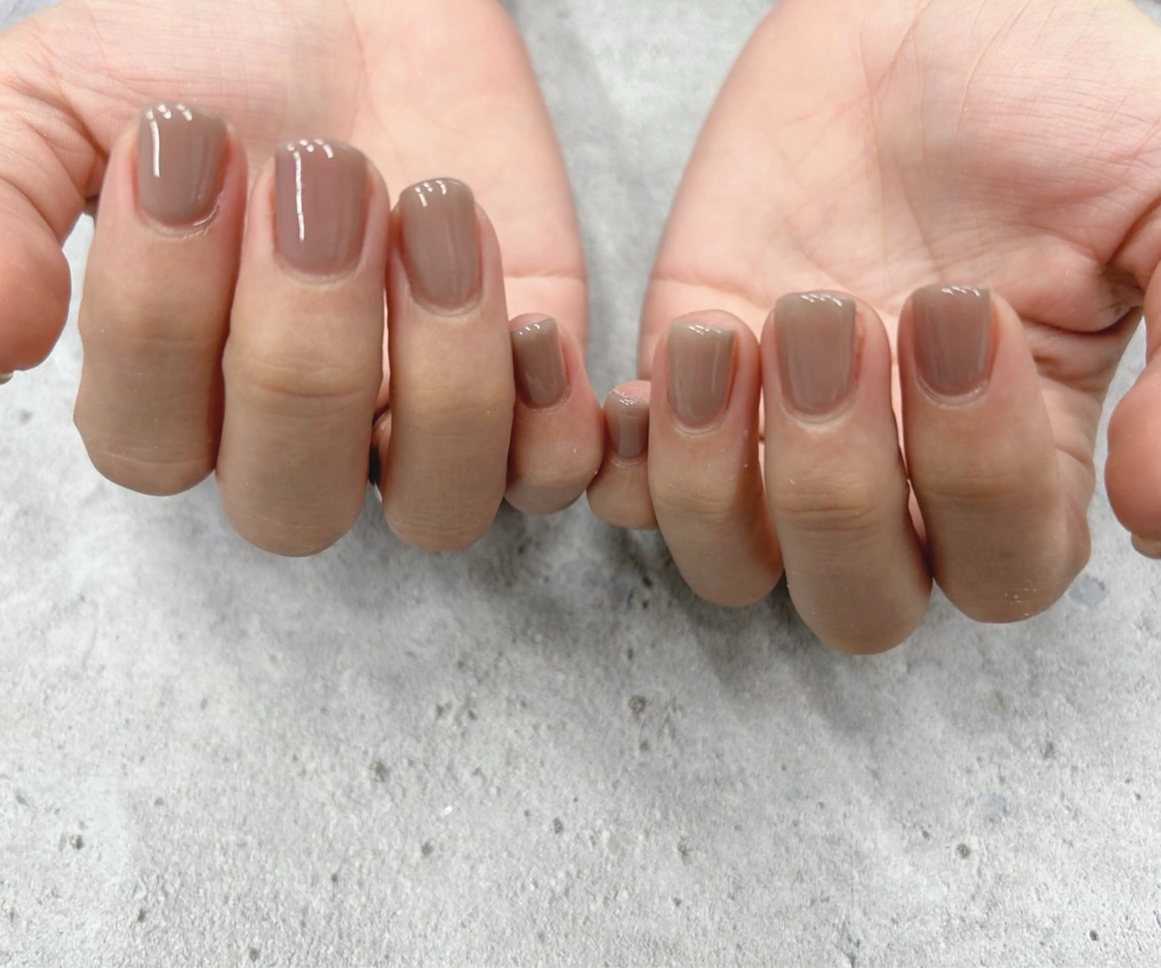 ネイル ブラウン ハンドネイル Nail Salon agré所属・agré ネイルサロン　アグレのネイルデザイン