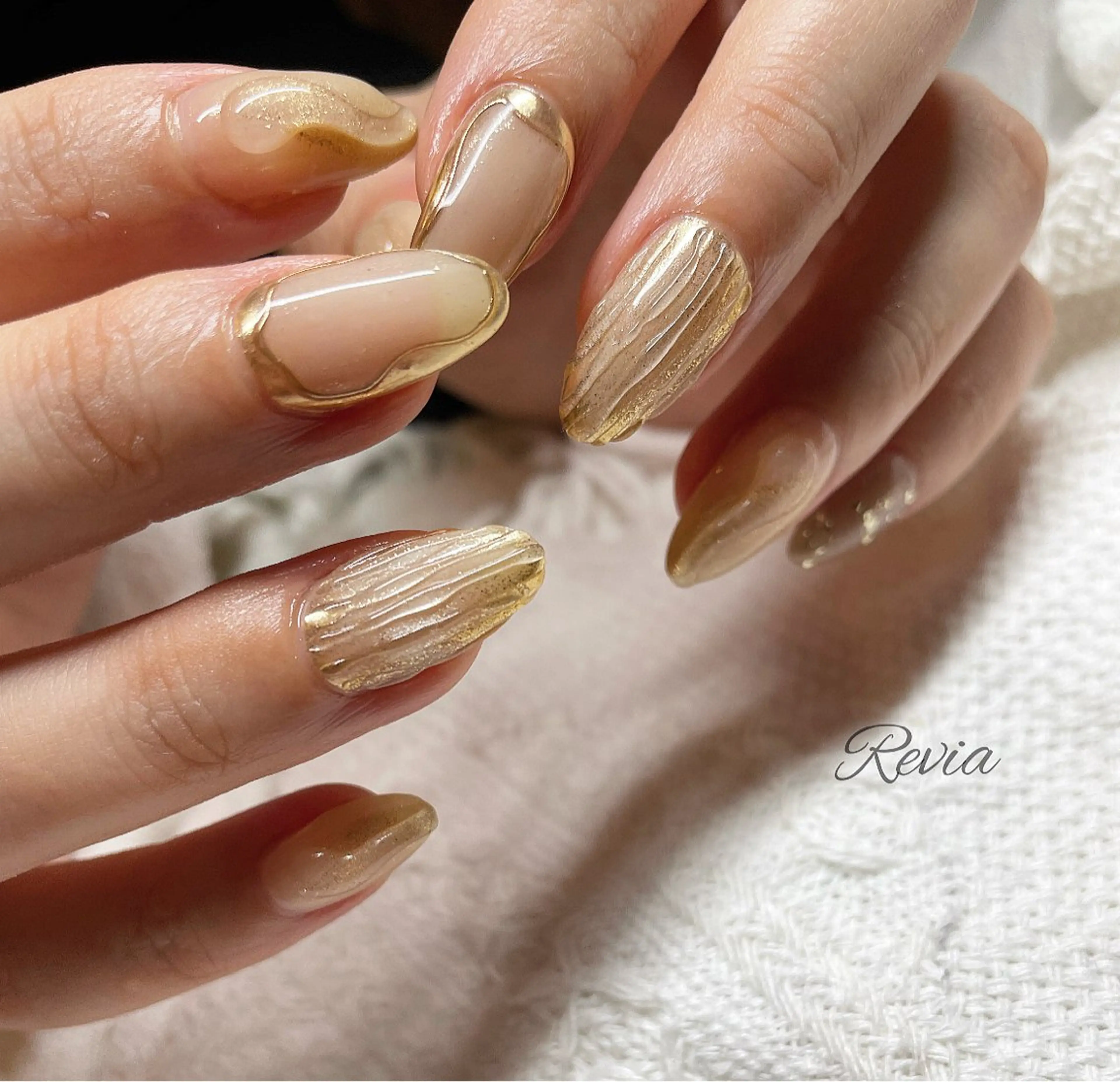 ネイル ハンドネイル revia所属・ERI Nailistのネイルデザイン
