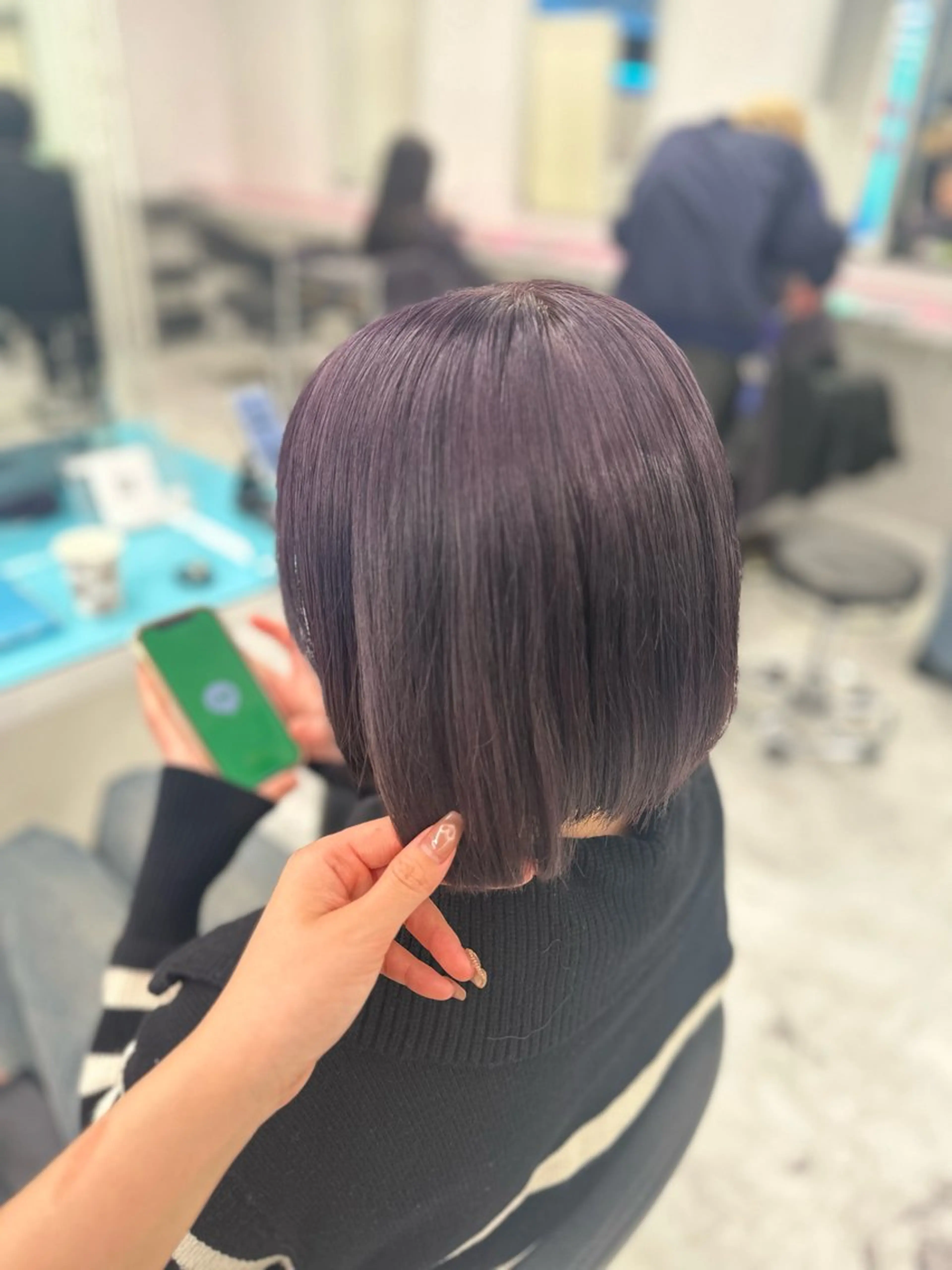 ミディアム カラー ブリーチ ラベンダーカラー ♡ダブルカラー特化♡ miyuのヘアスタイル