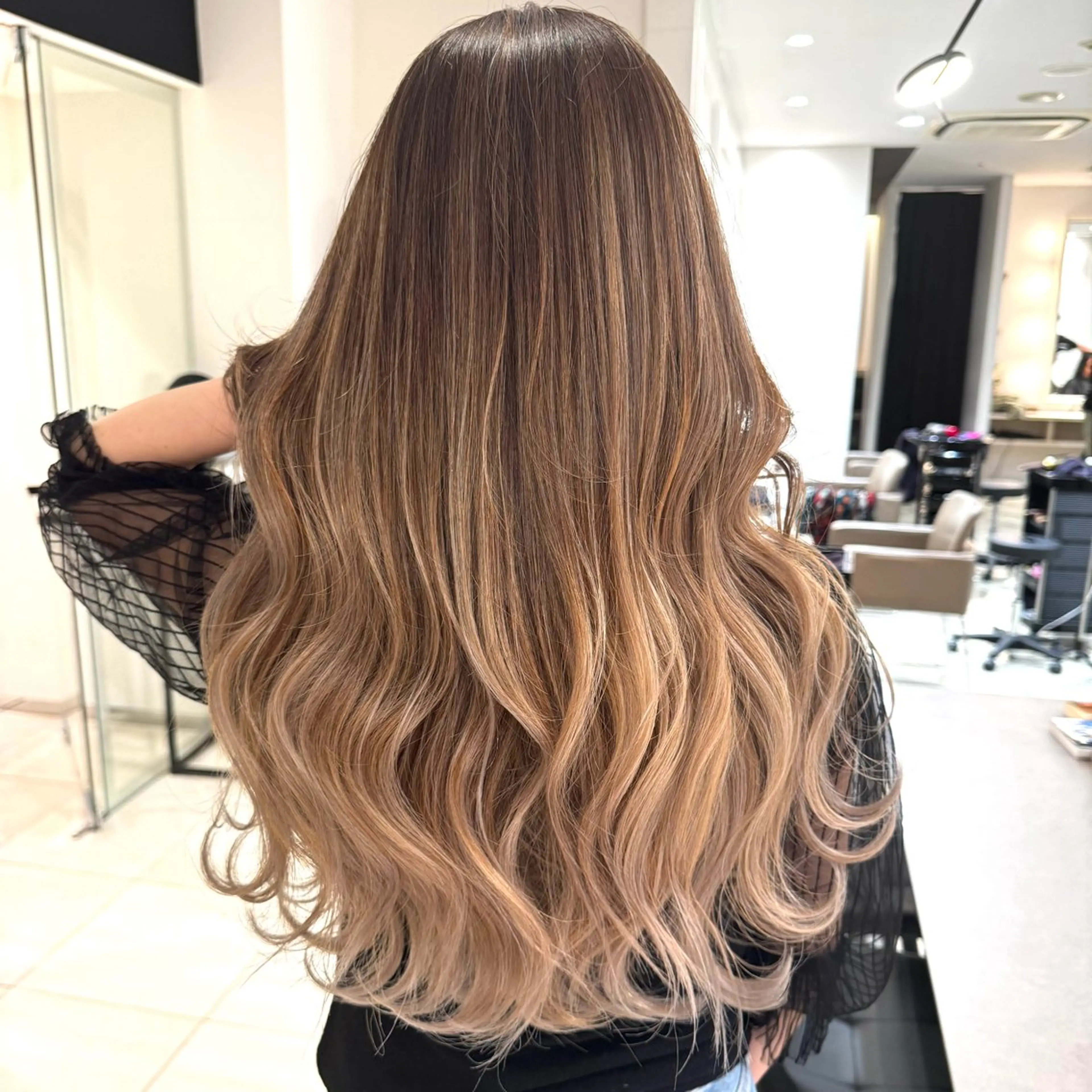 ロング カラー ヘアカラー 🇺🇸海外デザイン iCON TOKYOのヘアスタイル