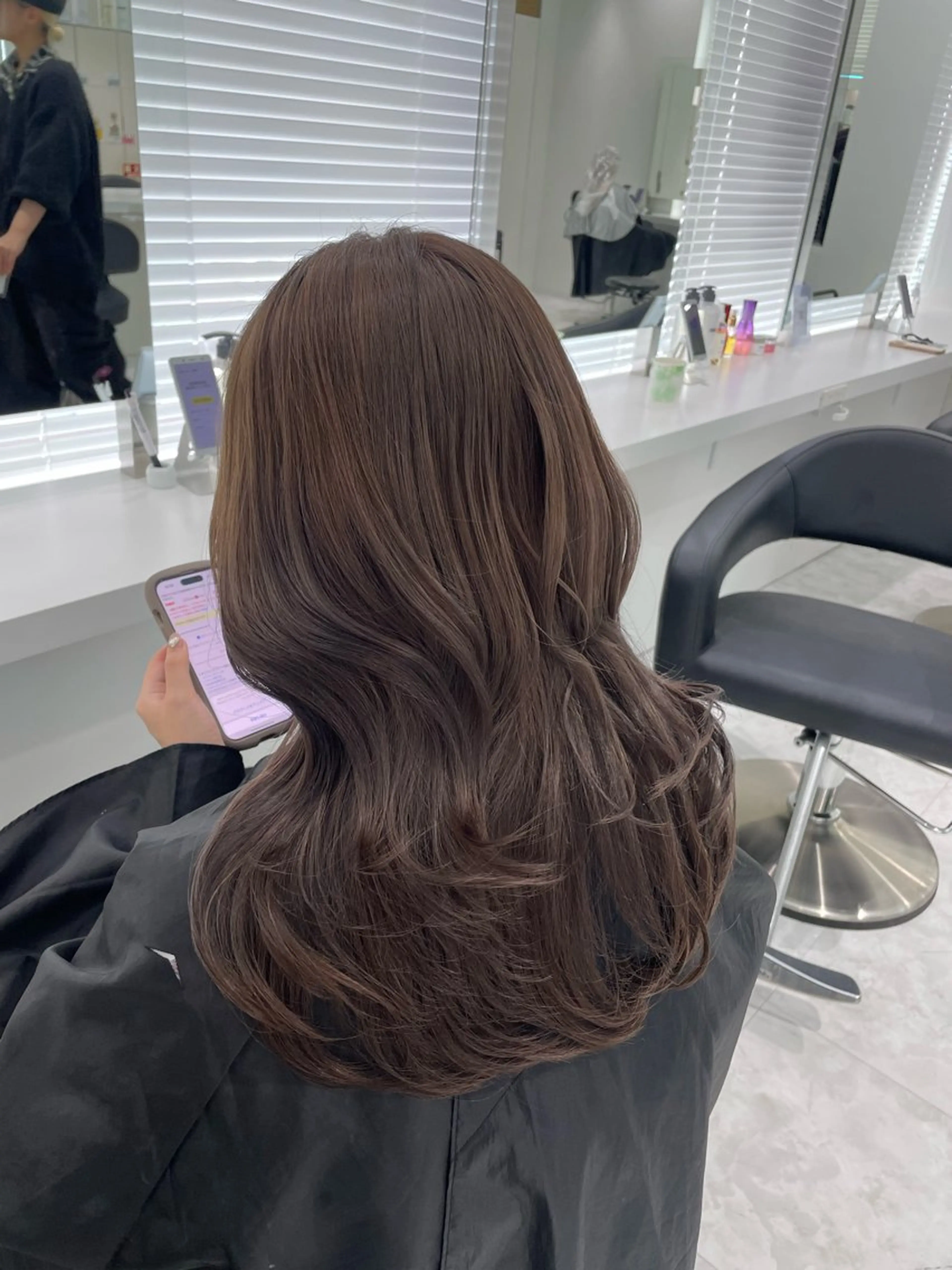 セミロング カラー 🌿透明感赤み消し Keishin🌿のヘアスタイル