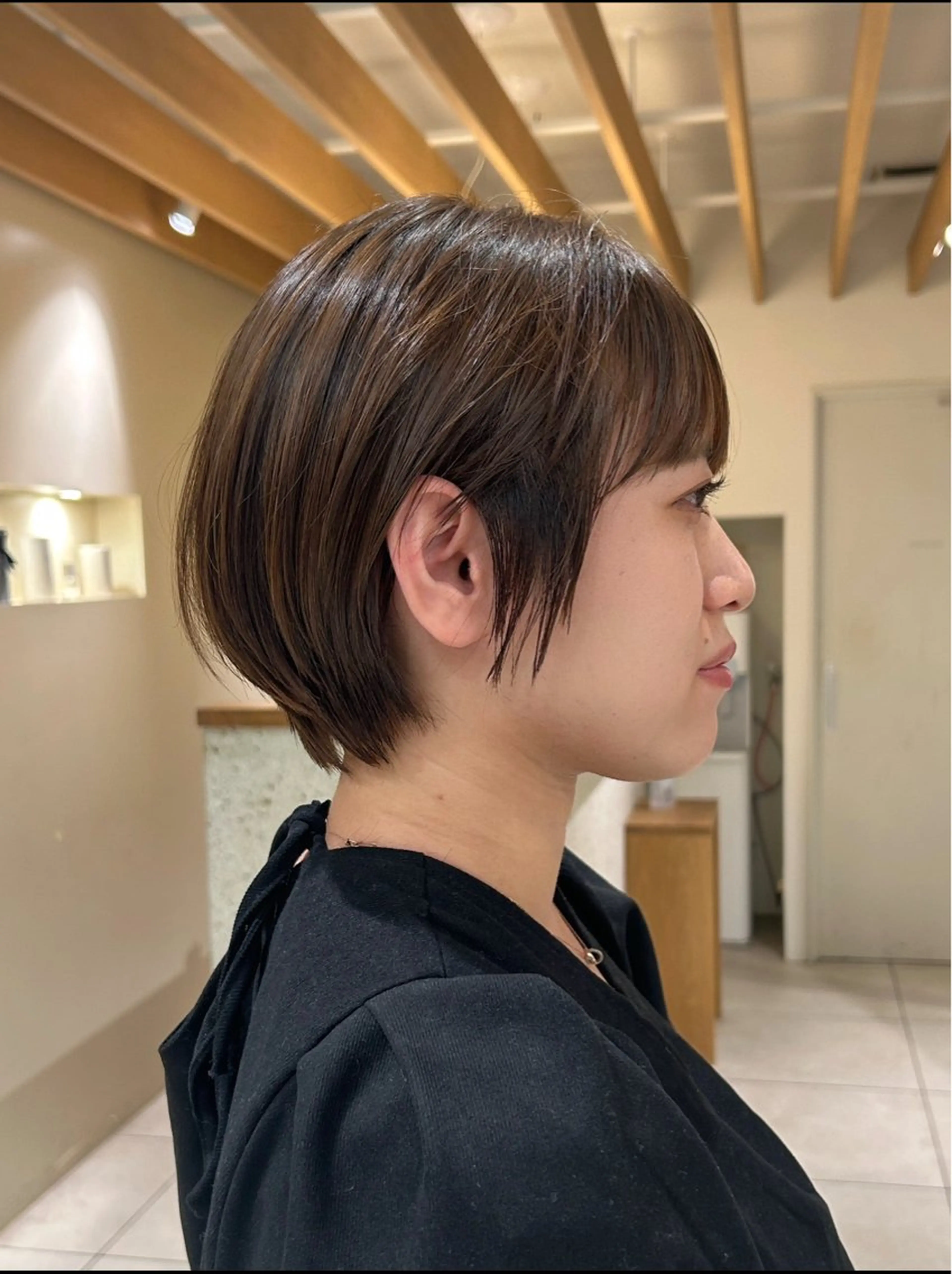 ショート 矢場町/酸性ストレー ト/ボブパーマのヘアスタイル