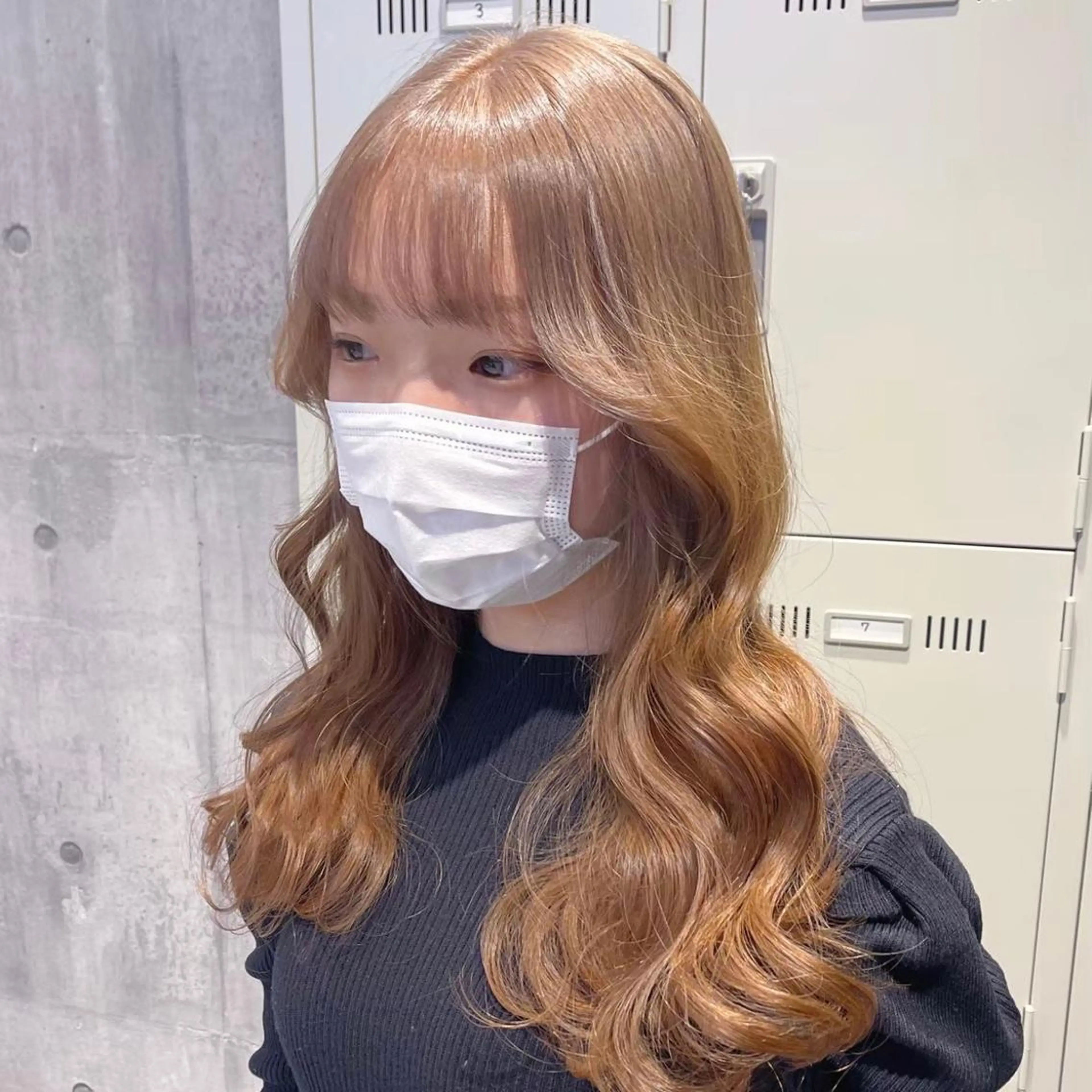 ミディアム カラー パーマ ヘアアレンジ メンズ キッズ ネイル マツエク・マツパ アイブロウ メンズバレイヤージュ メンズブリーチ メンズハイライト メンズハイトーン メンズインナーカラー 似合わせカラー♡髪質 改善🎀サトカ🍒のヘアスタイル