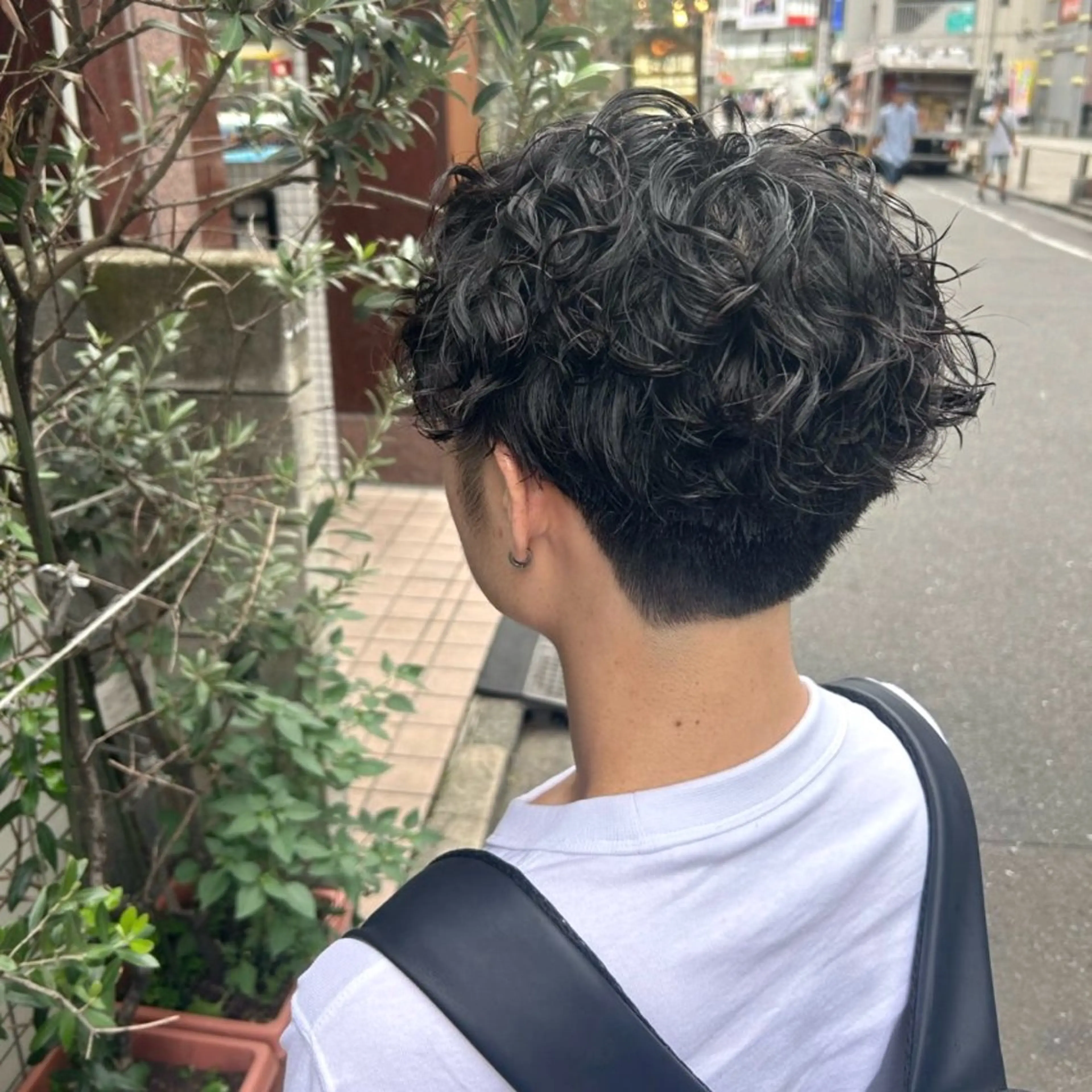 ショート メンズ メンズパーマ カット 縮毛矯正/お呼ばれ ヘア/ヘアメ｜あまにのヘアスタイル