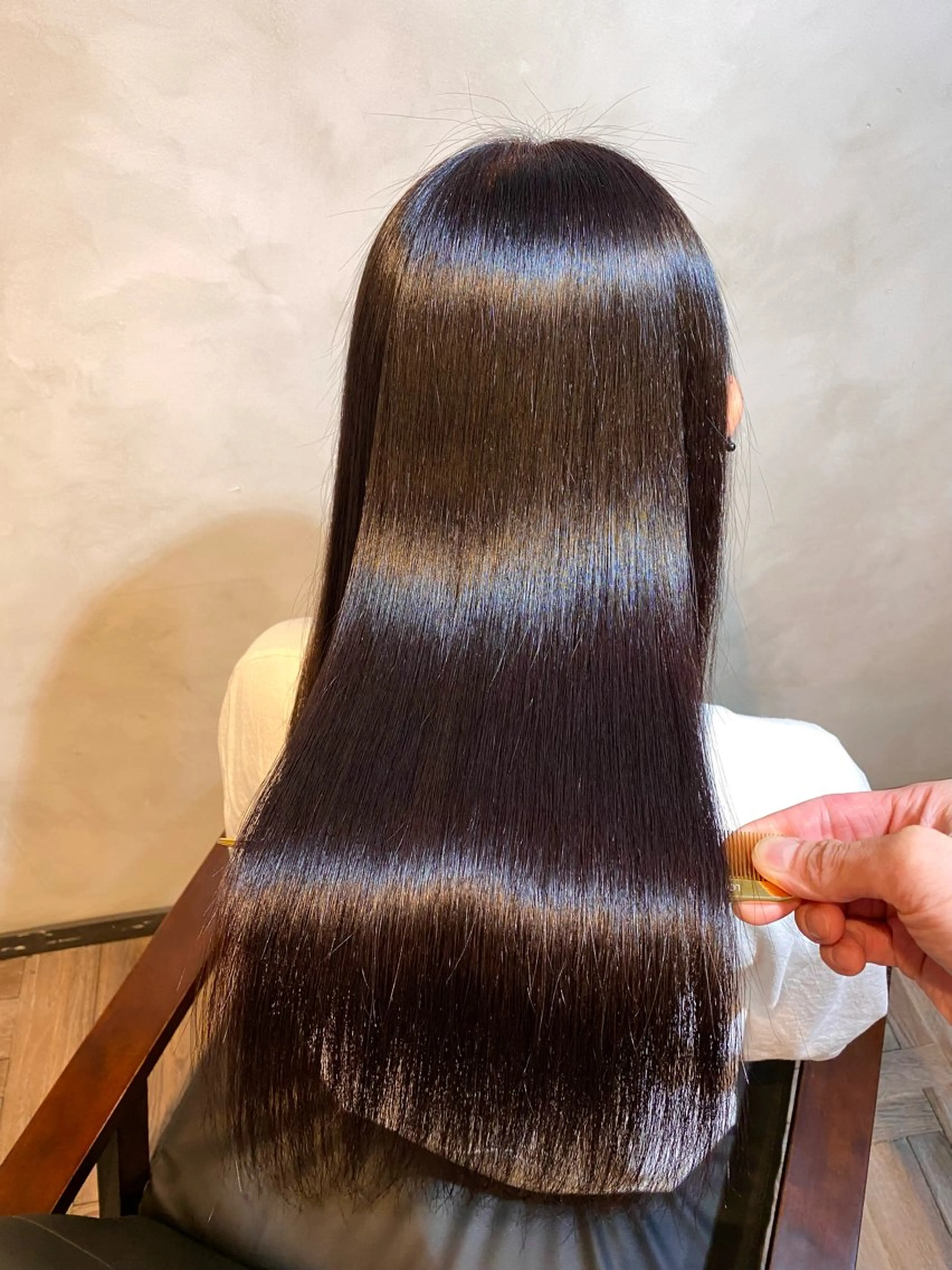 ロング 髪質改善 ロング 酸性ストレート 縮毛矯正 トリートメント ヘッドスパ ヘアセット 美髪矯正 🌈髪質改善 山下のヘアスタイル