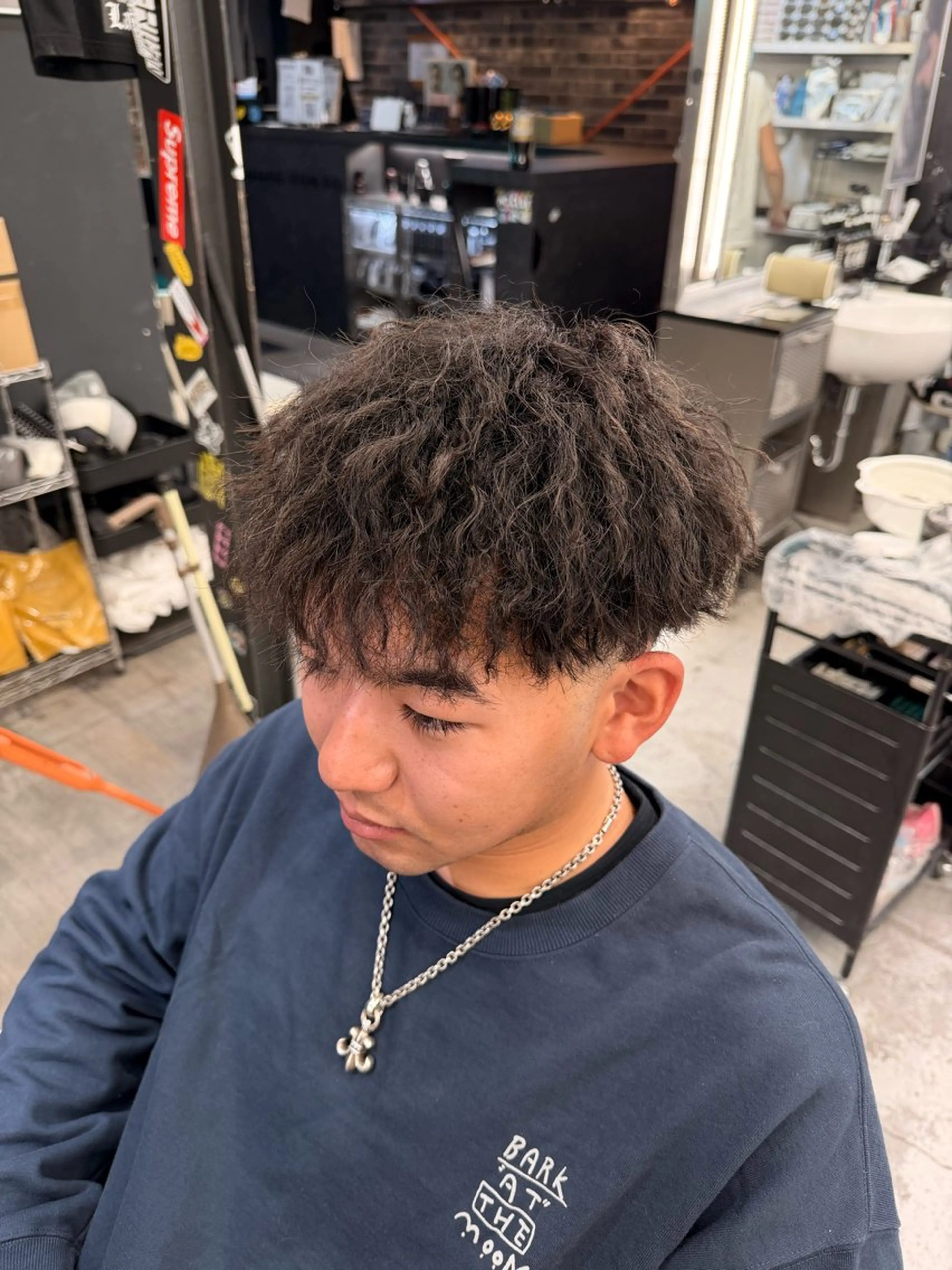 ミディアム カット パーマ DAMDEE TOKYO所属・🔥メンズ特化🔥 平田　能基のヘアスタイル