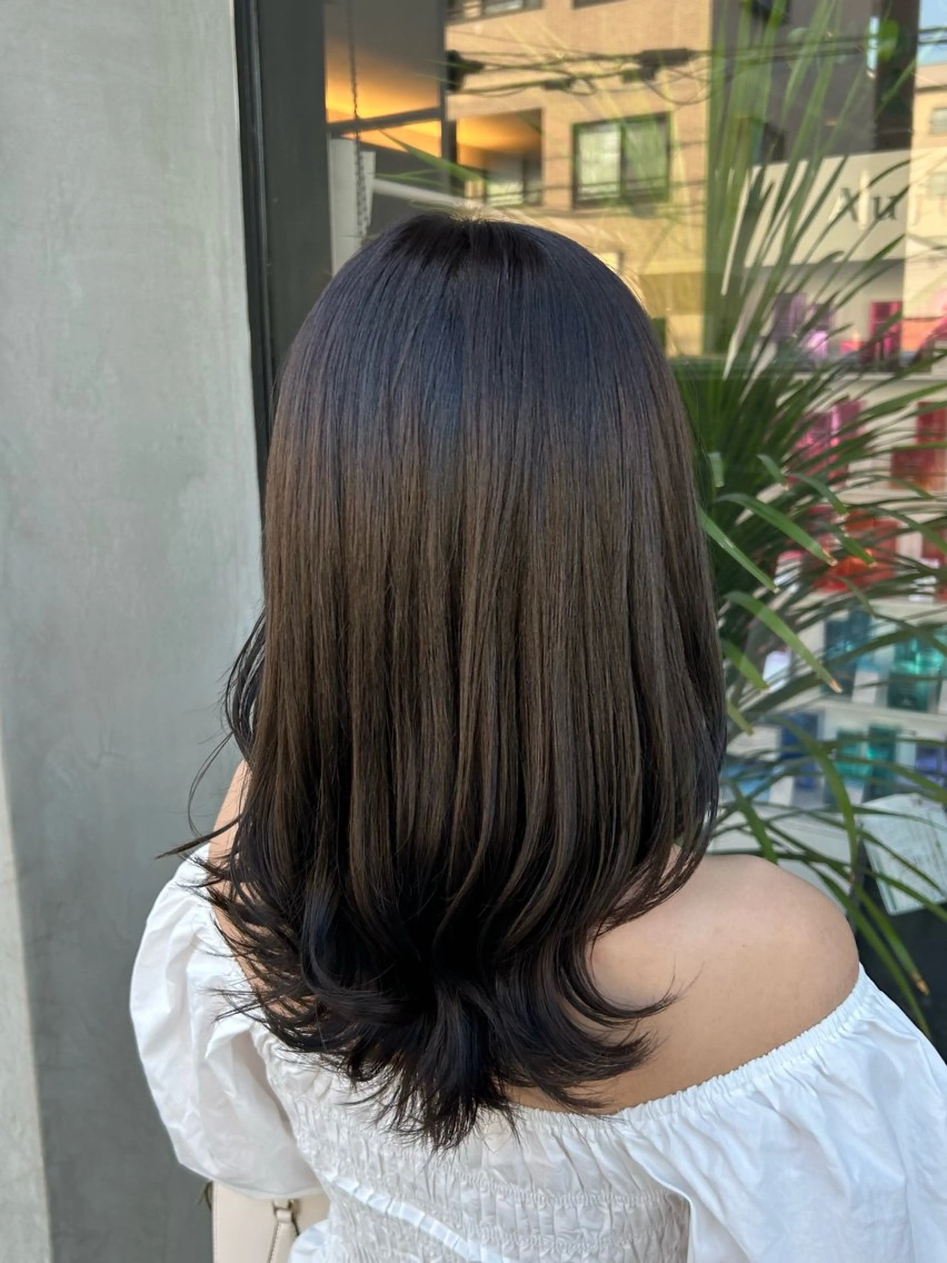 セミロング カラー hairsalon ulu所属・仙台/抜け感カラー /工藤のヘアスタイル