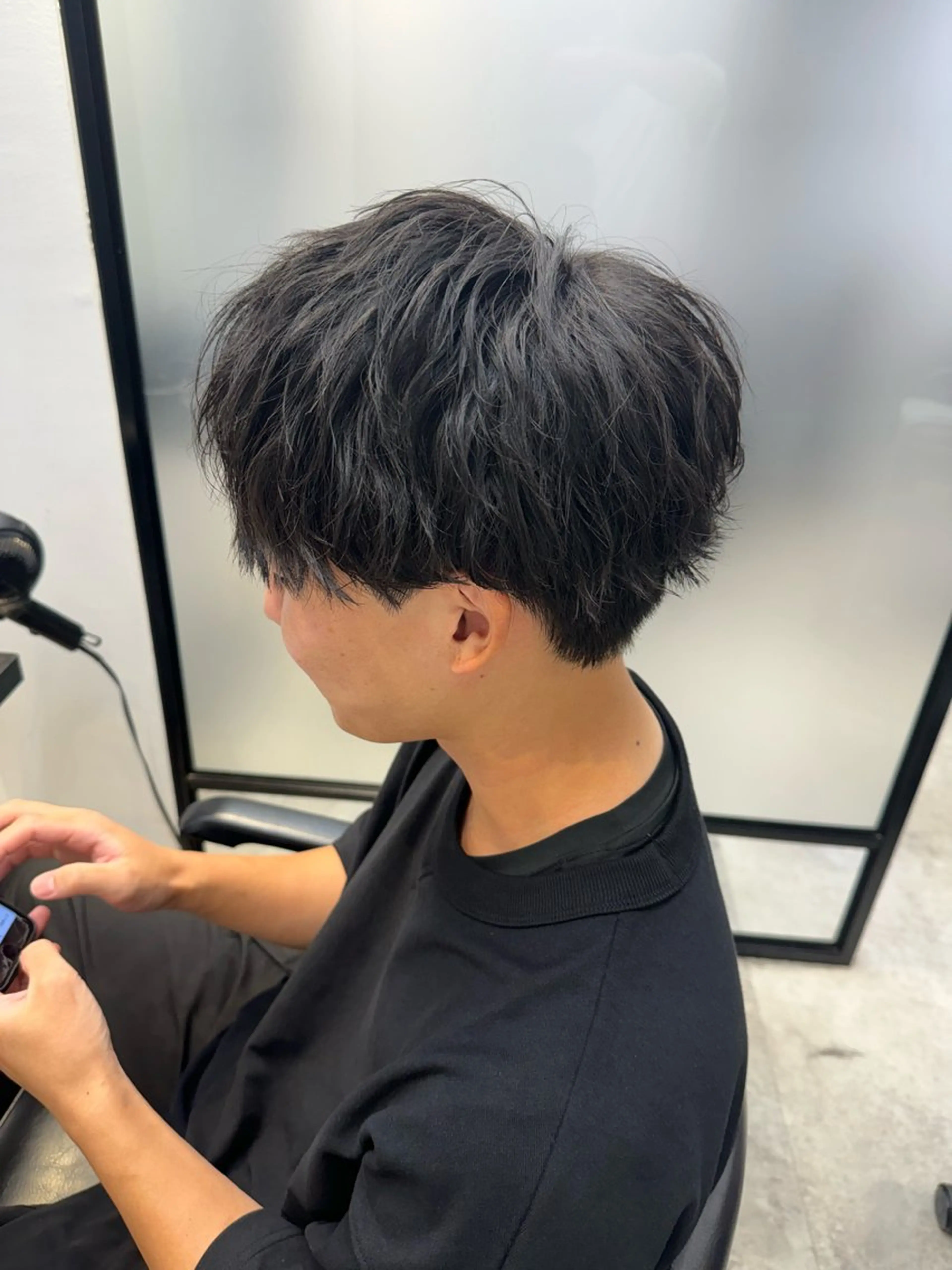 メンズ カット パーマ ヘアセット 髪質改善/艶髪 🫧佐藤景流🫧のヘアスタイル