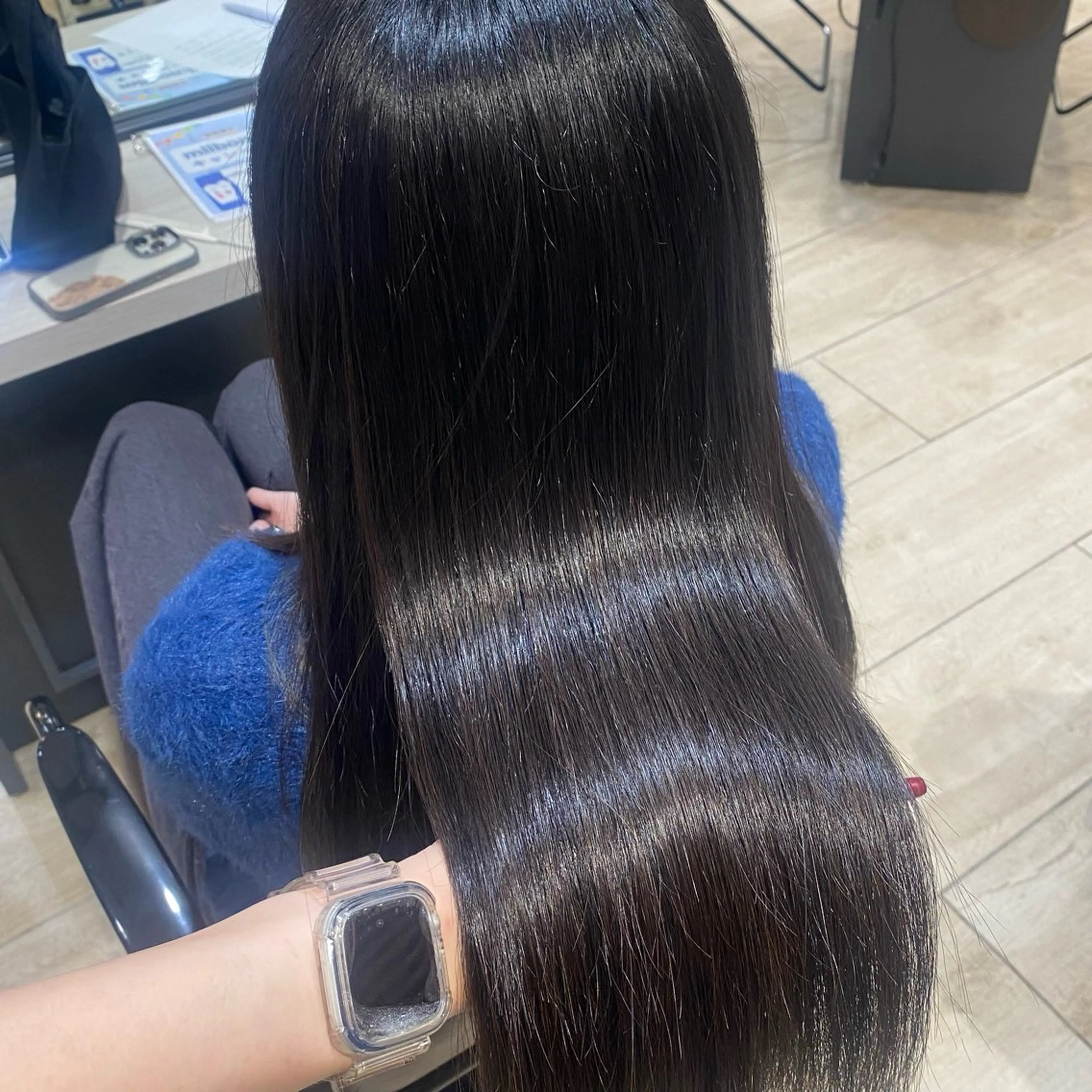 ロング 縮毛矯正 Euphoria 銀座本店所属・YURA ❤︎ Euphoriaのヘアスタイル