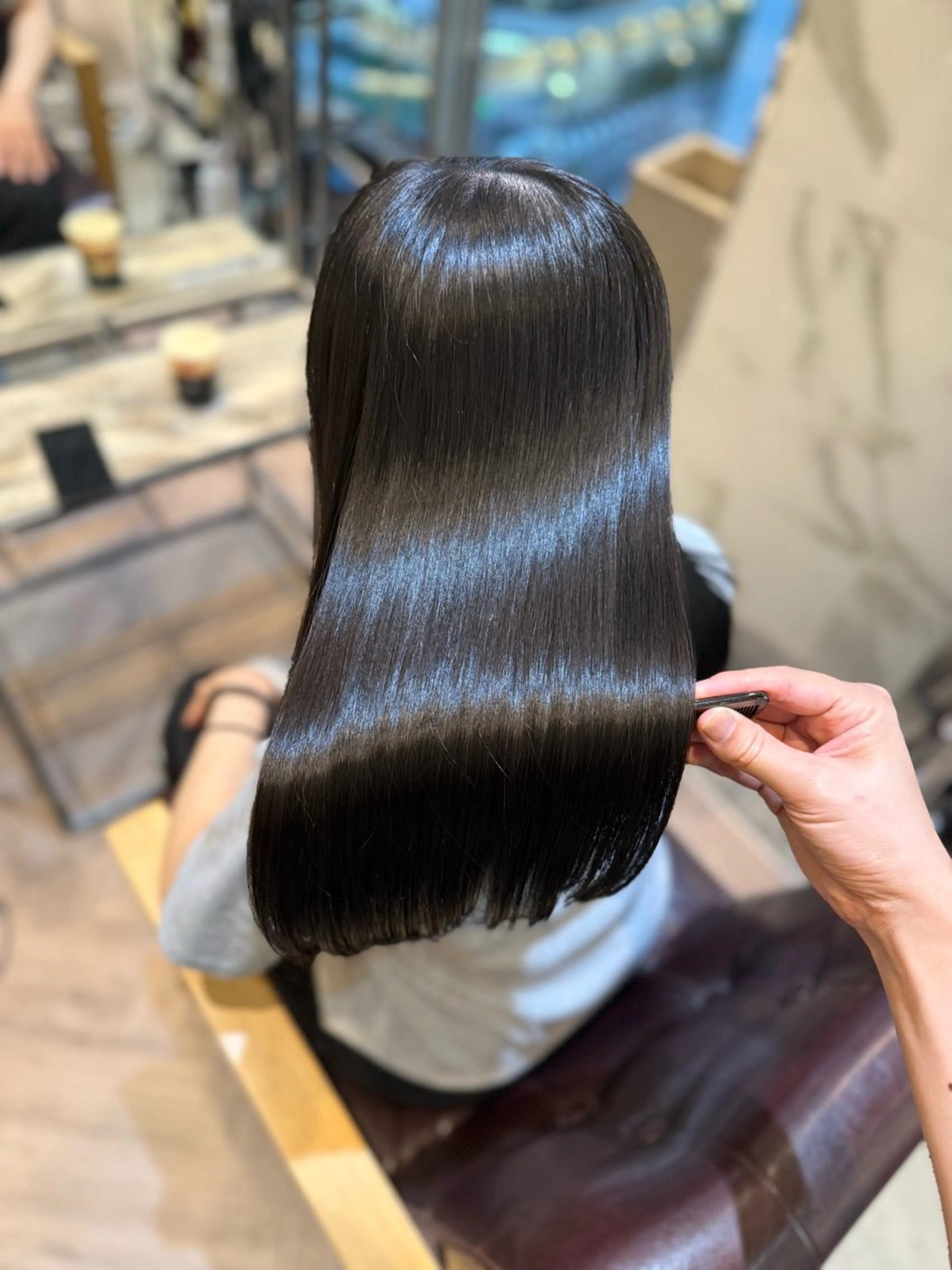 ミディアム 濱田 光希のヘアスタイル