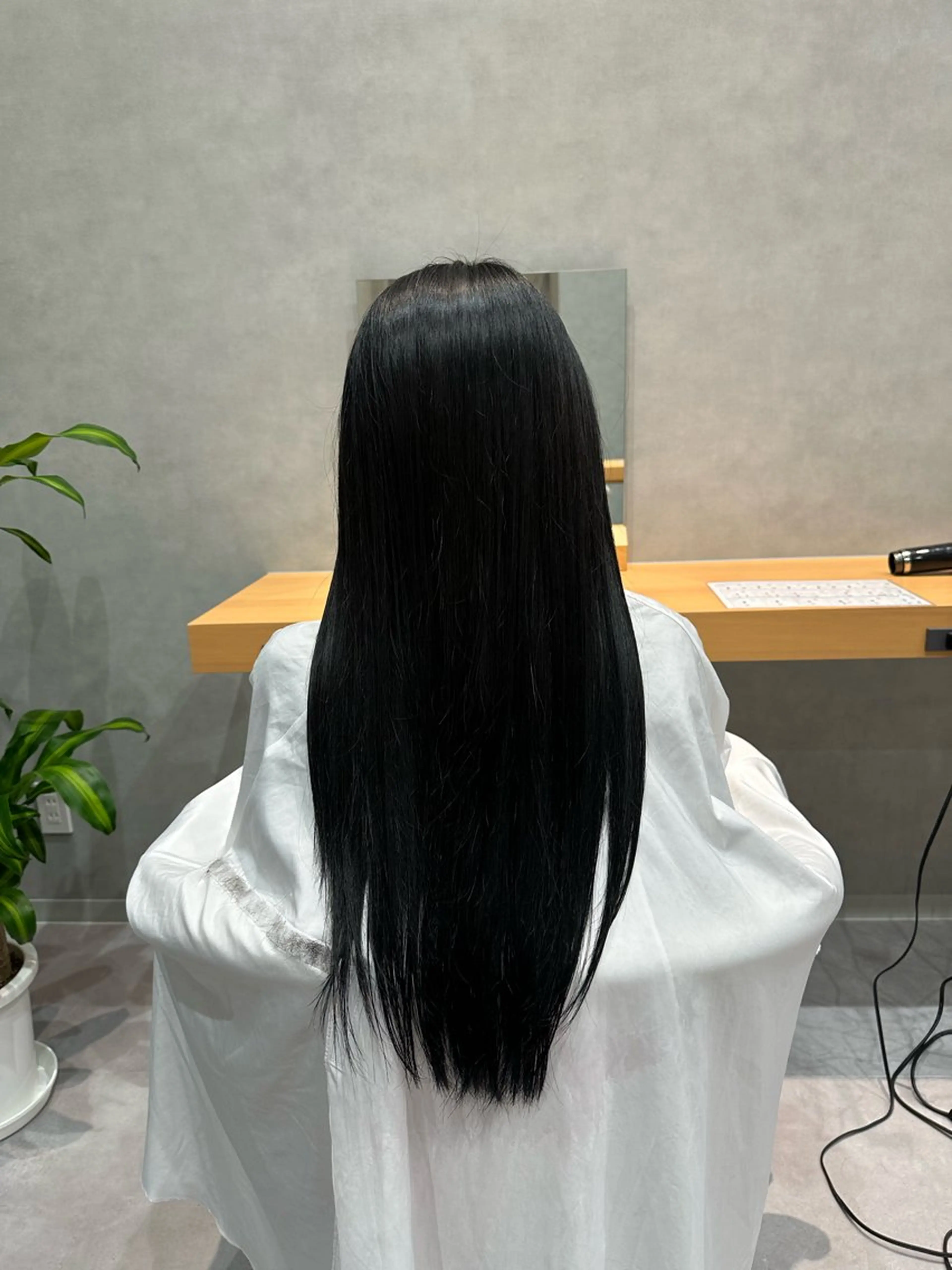 ロング 森 沙織のヘアスタイル