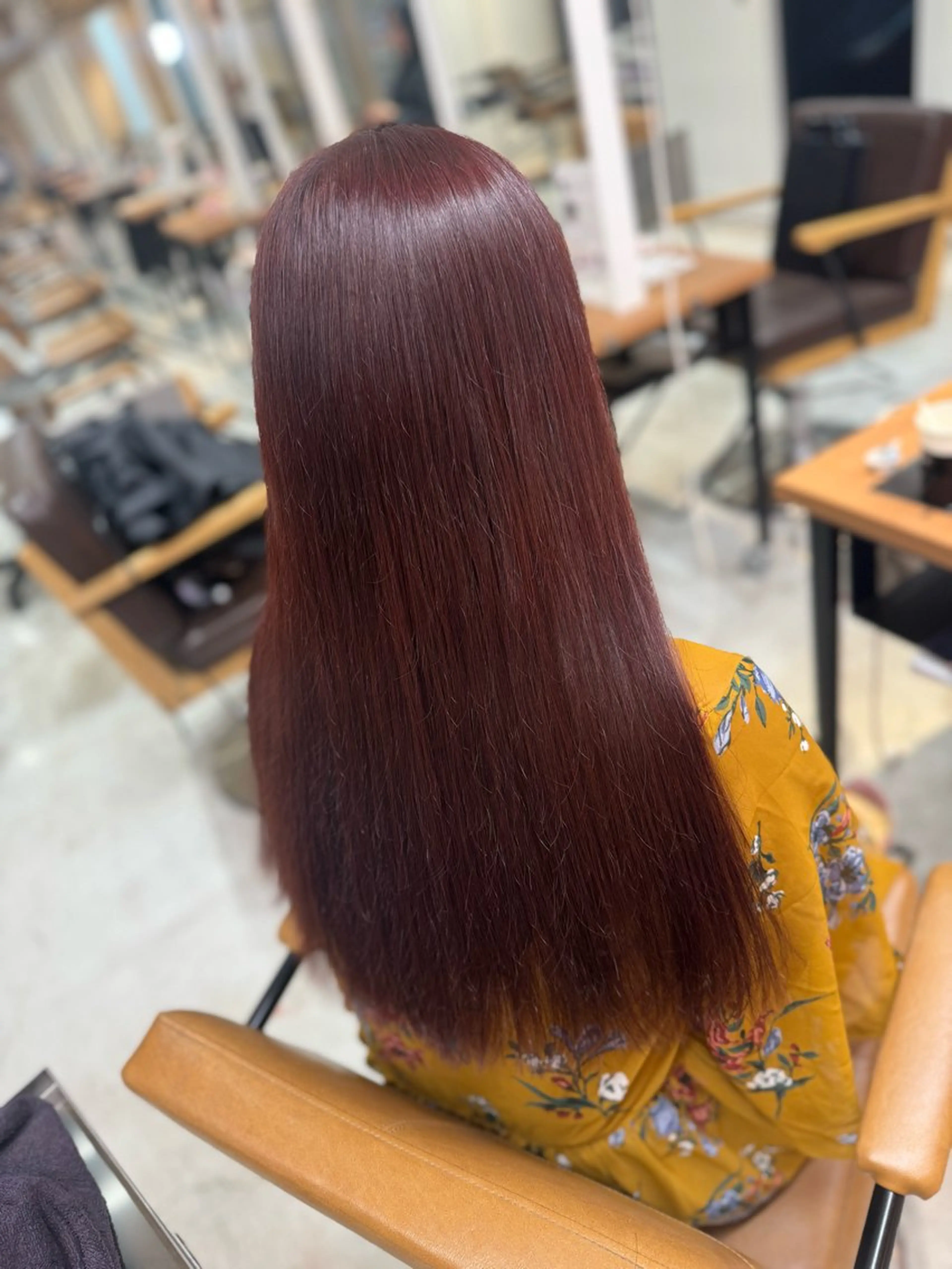 ロング 🇰🇷韓国風ハイ トーンKANA🖤のヘアスタイル