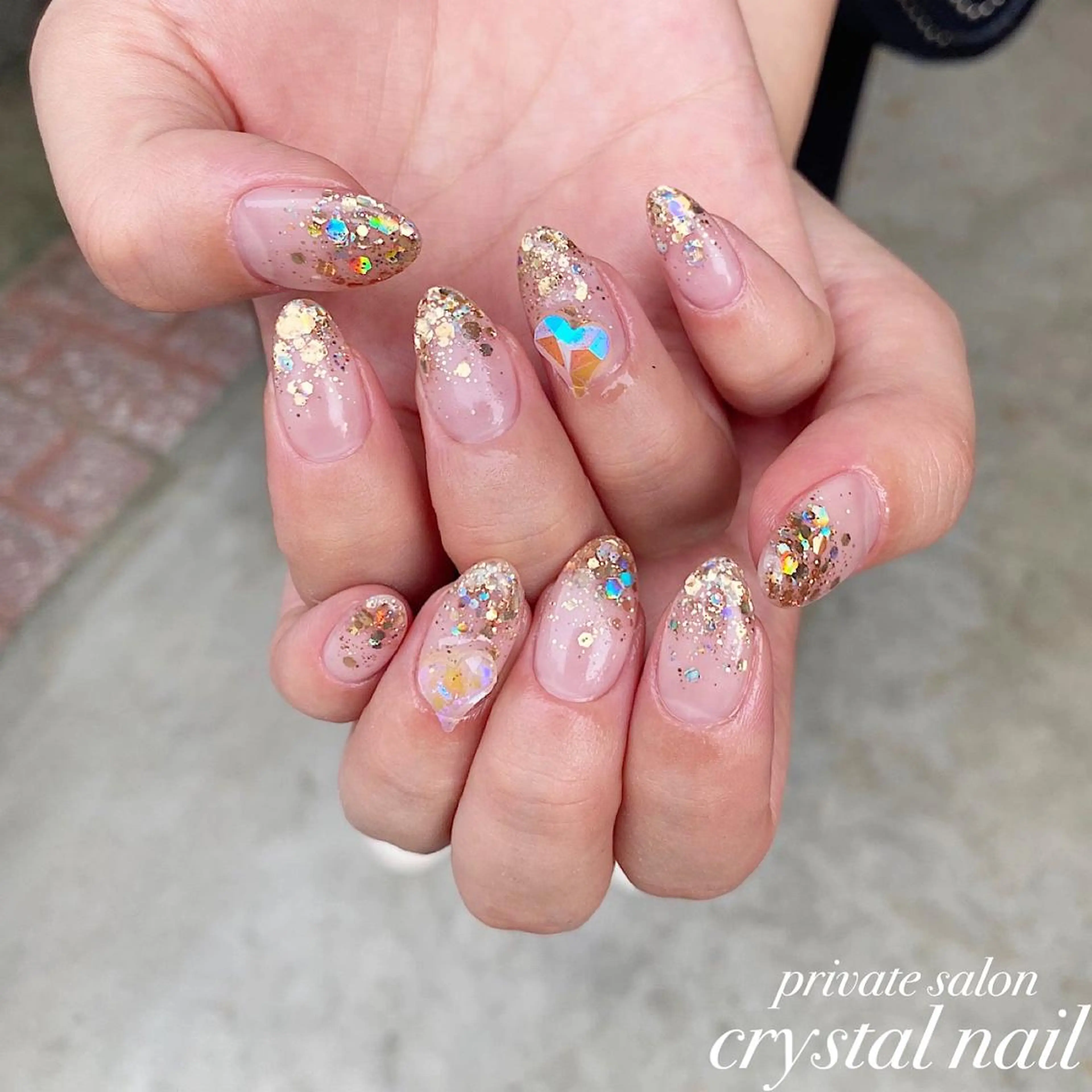 ネイル 韓国ネイル Crystal Nailのネイルデザイン