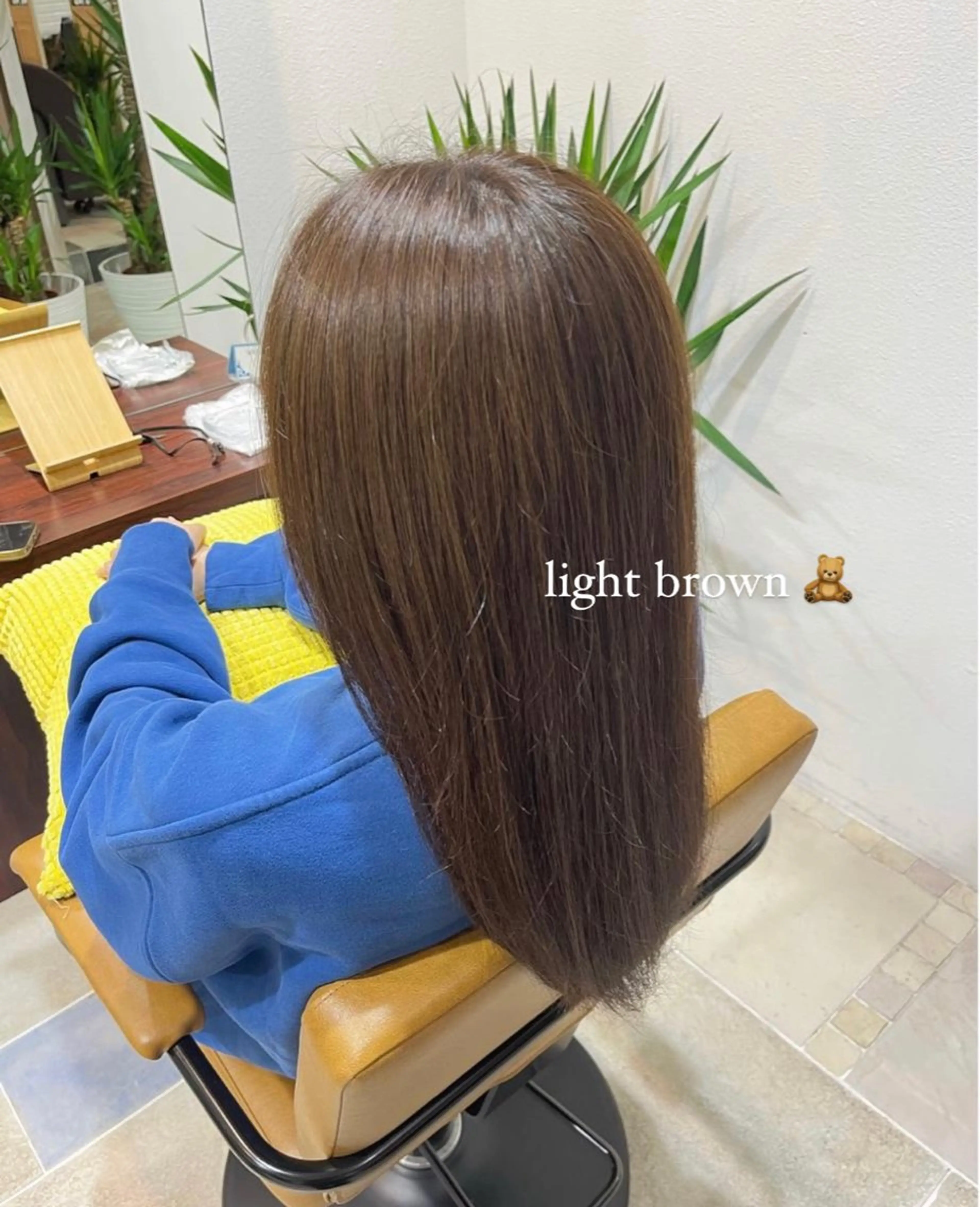 ロング カラー ブラウンカラー 透明感カラー／ 艶感カラー／RAMUのヘアスタイル